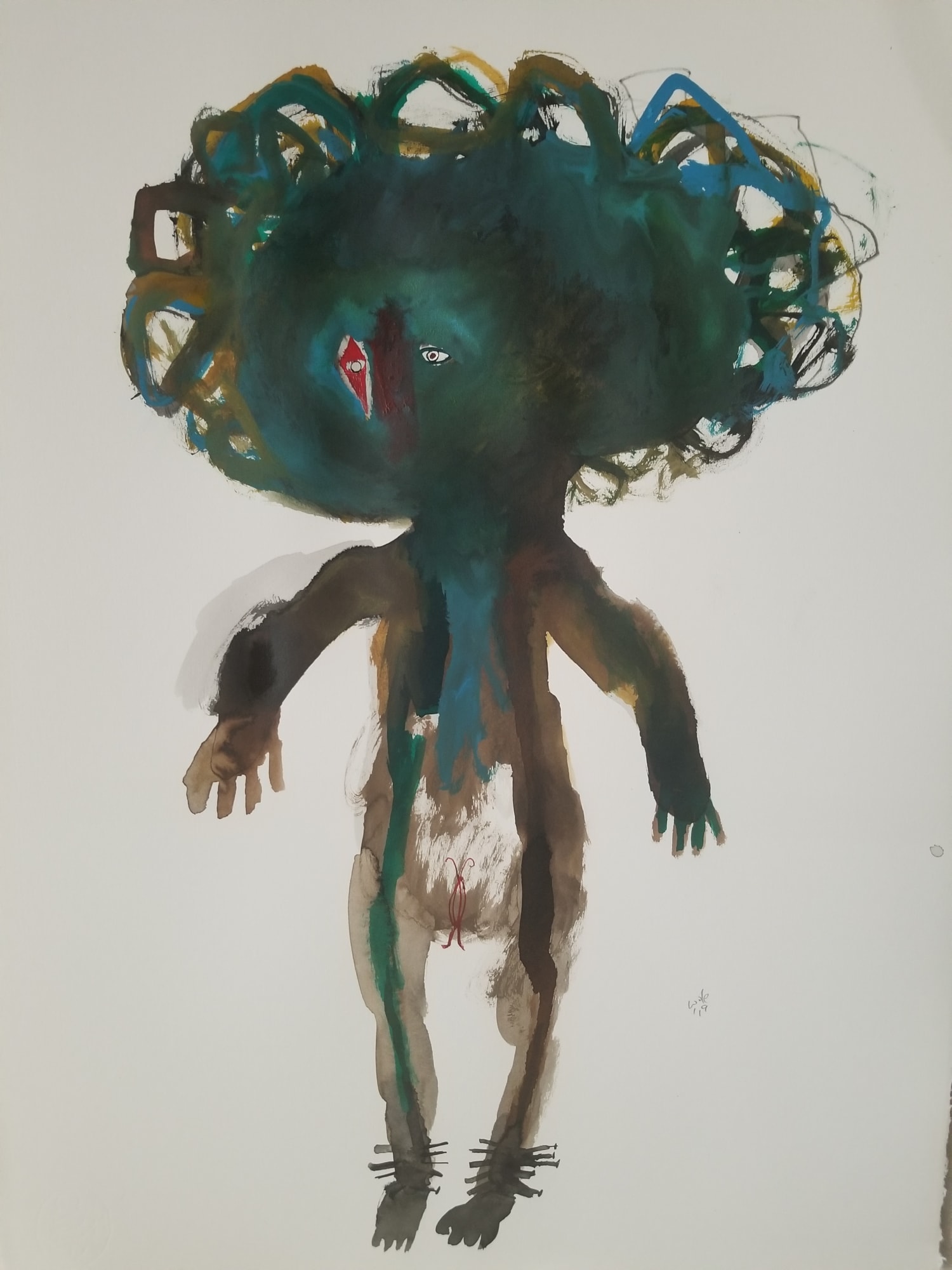 Wole Lagunju, Doll, 2019