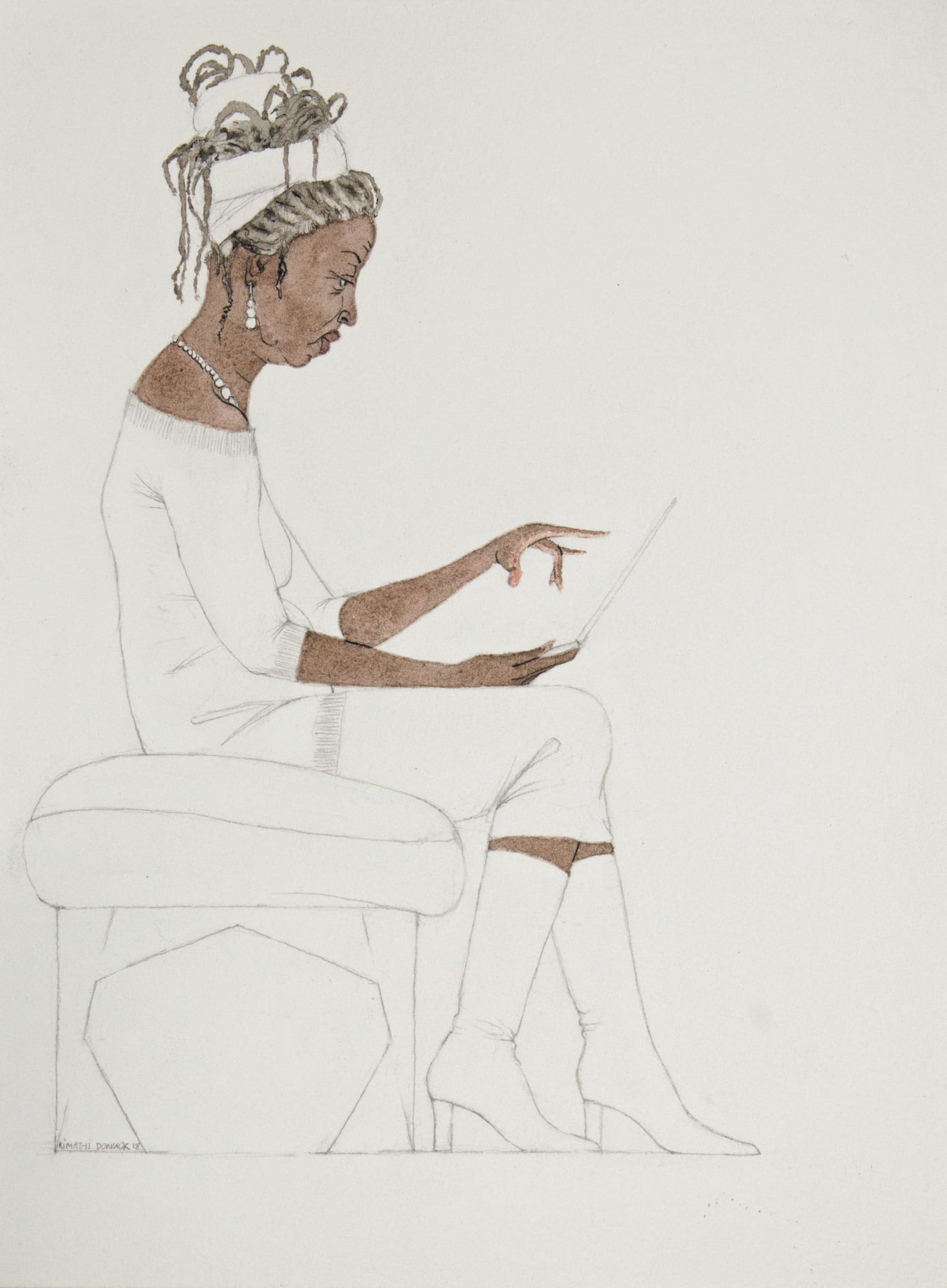 Kimathi Donkor, Notebook XXIII, 2018