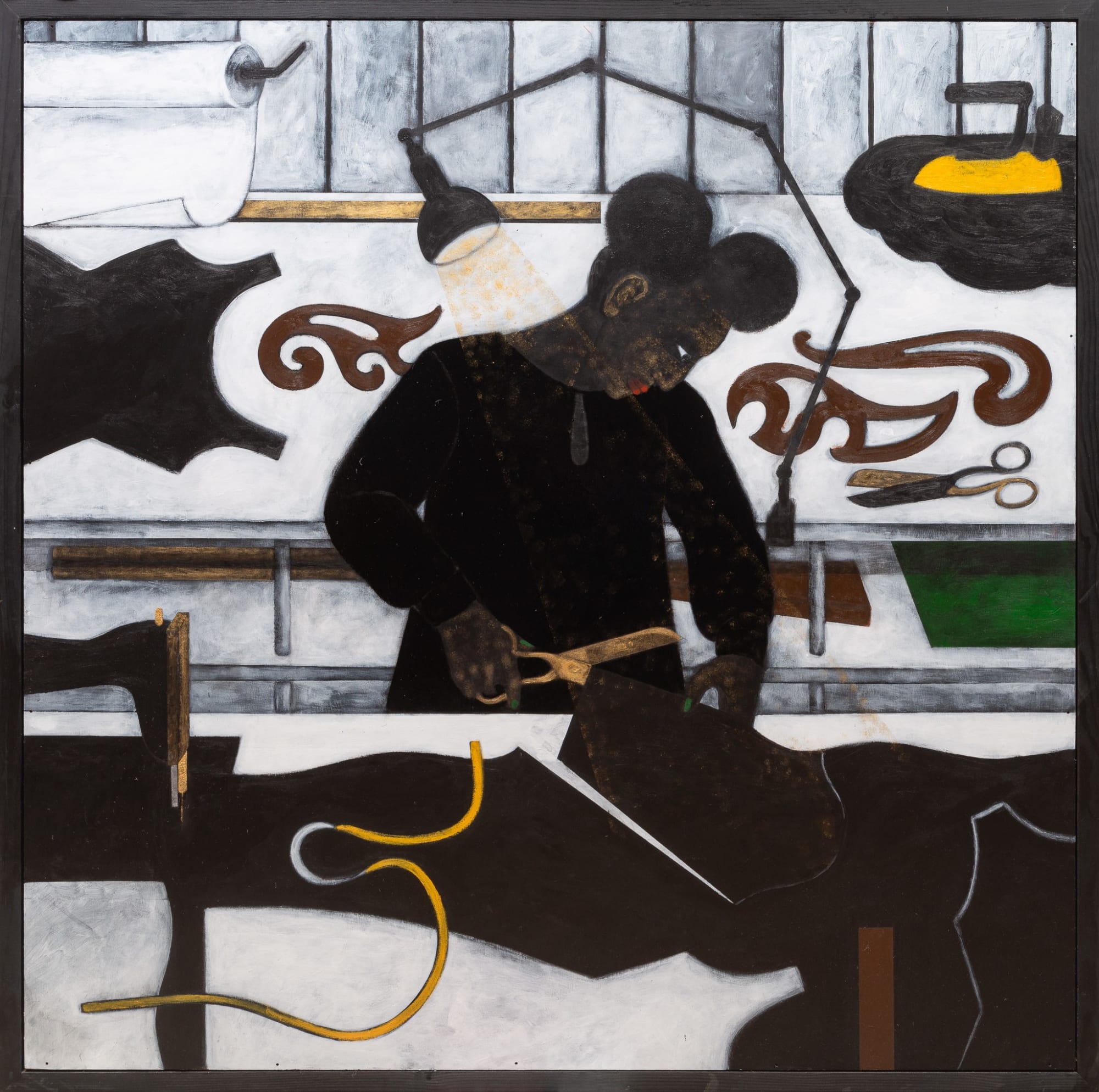 Abe Odedina, Cut from a different cloth, 2021