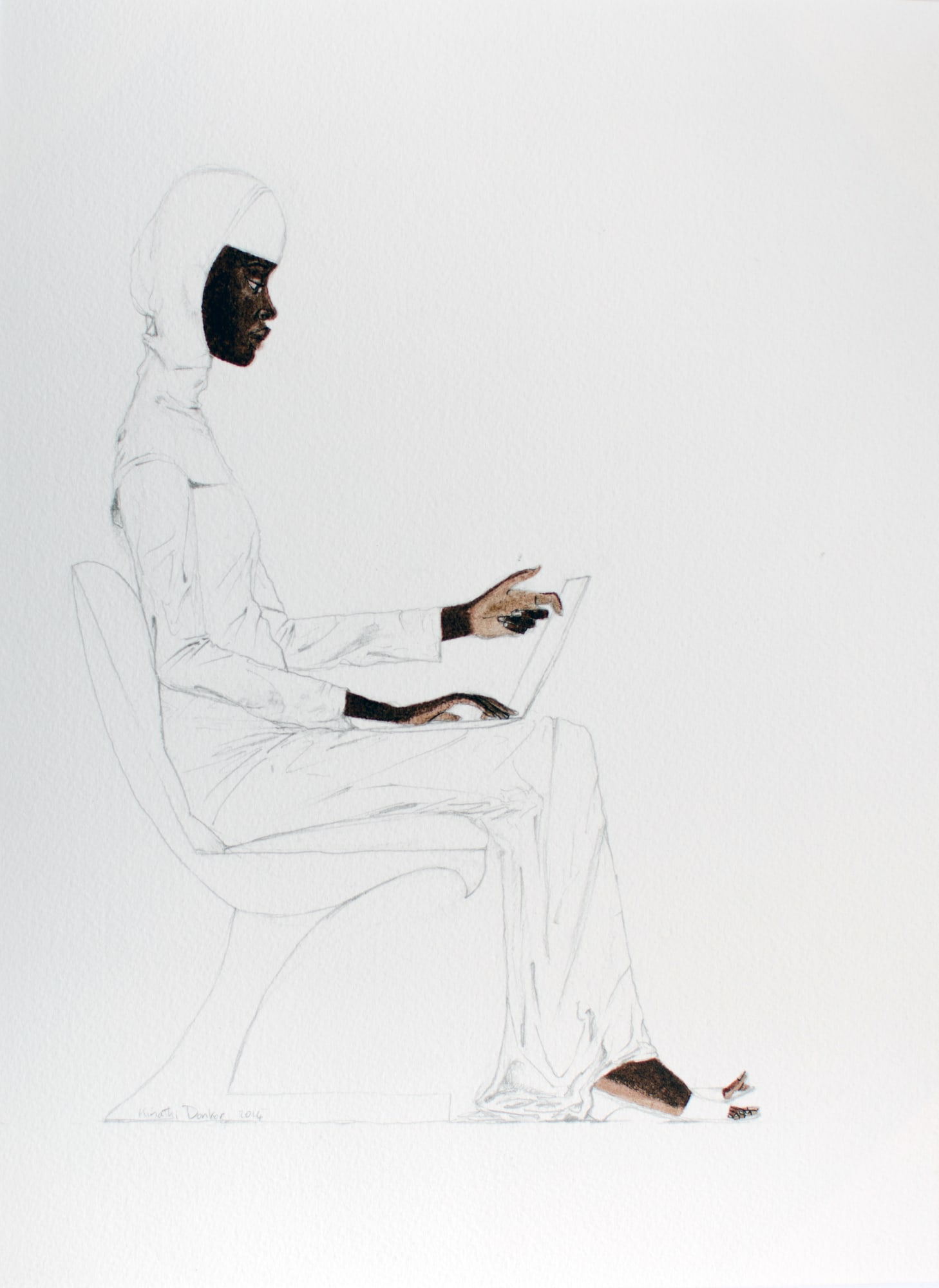 Kimathi Donkor, Notebook X , 2014