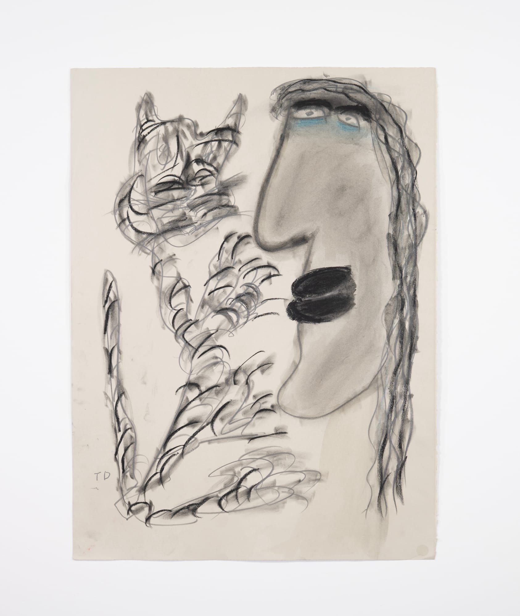 Thornton Dial, Watching the Tiger, 2000