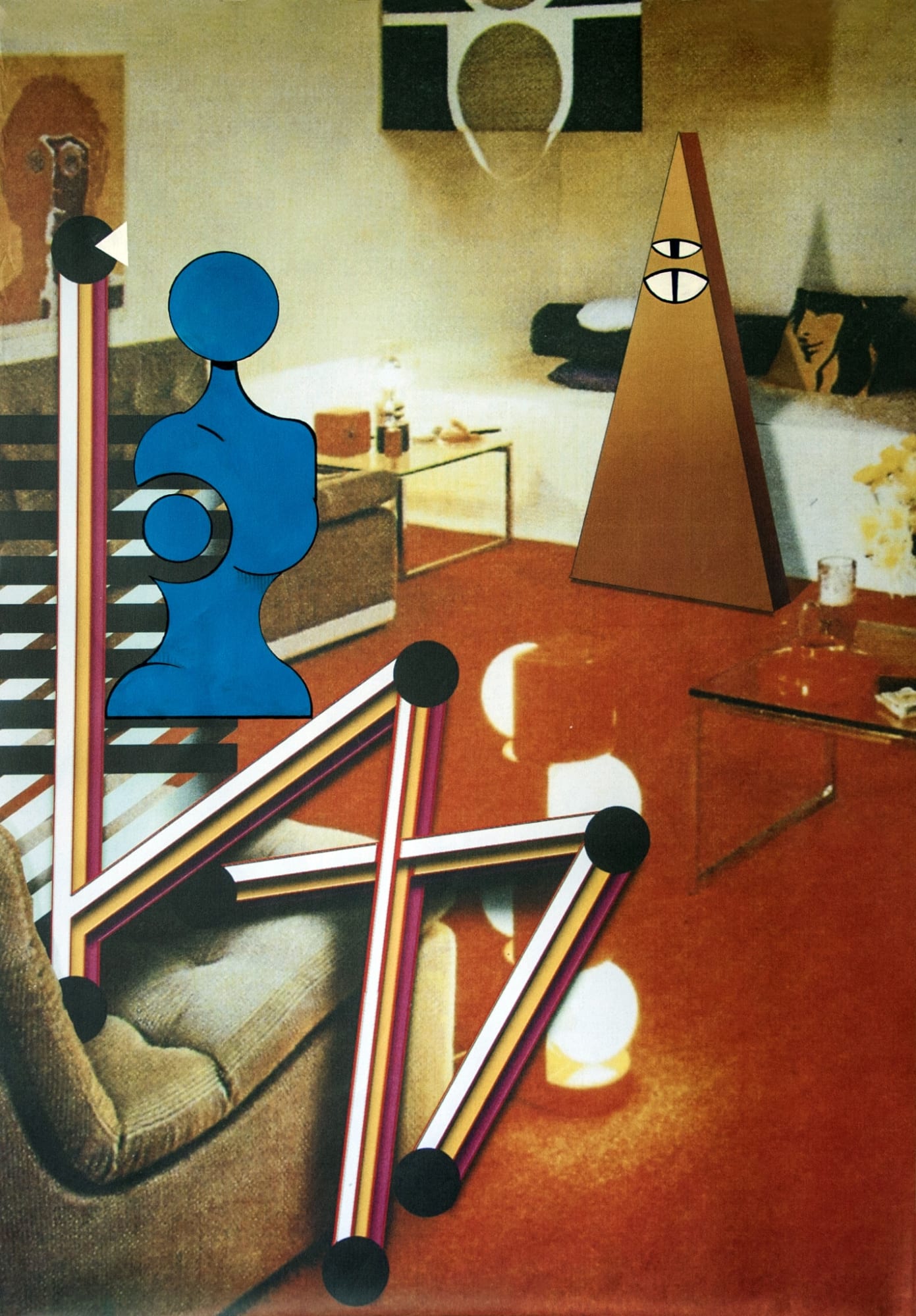 Ad Minoliti, Queer Deco Intervention, 2014