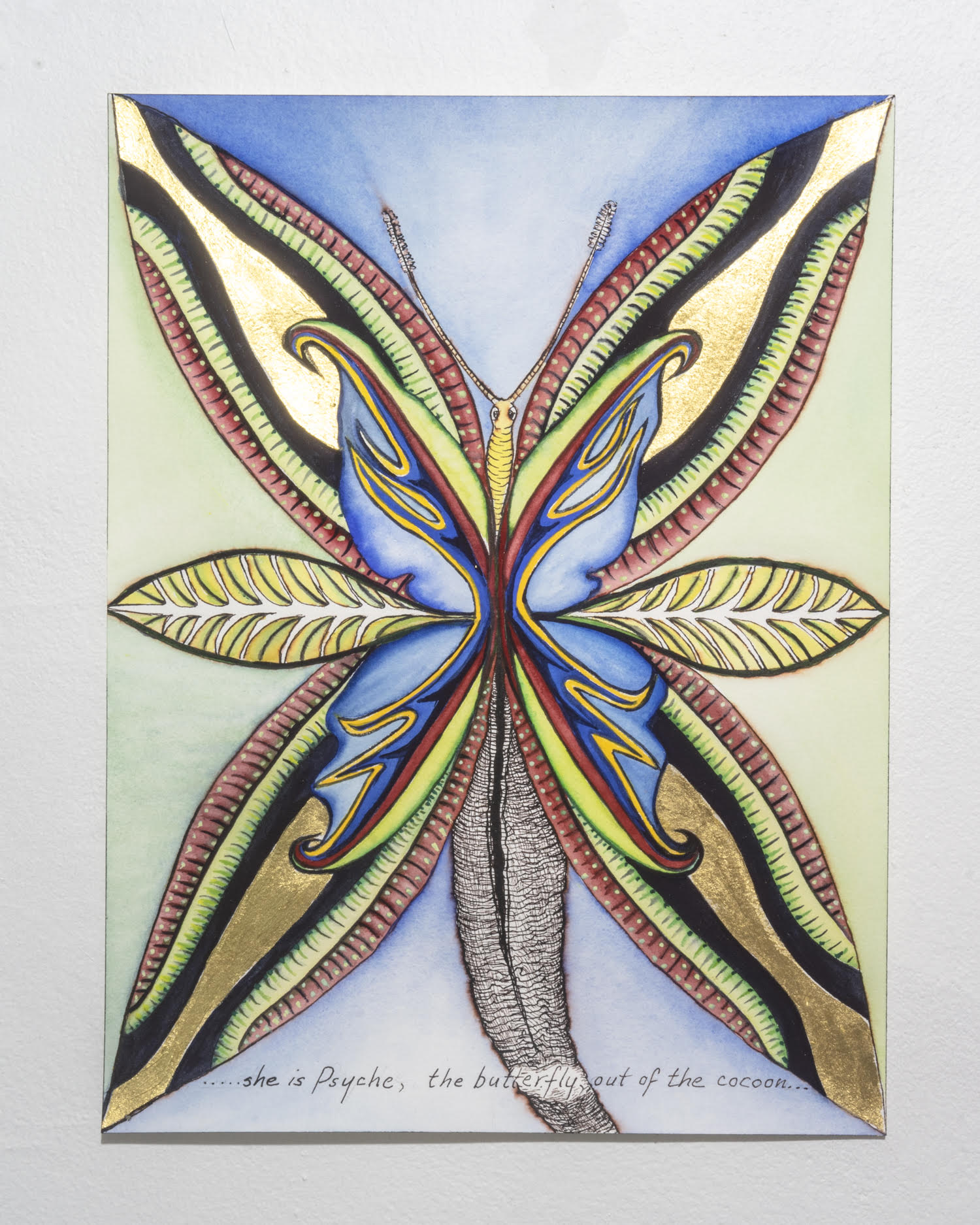 Faith Wilding, Psyche, the Butterfly, 2020