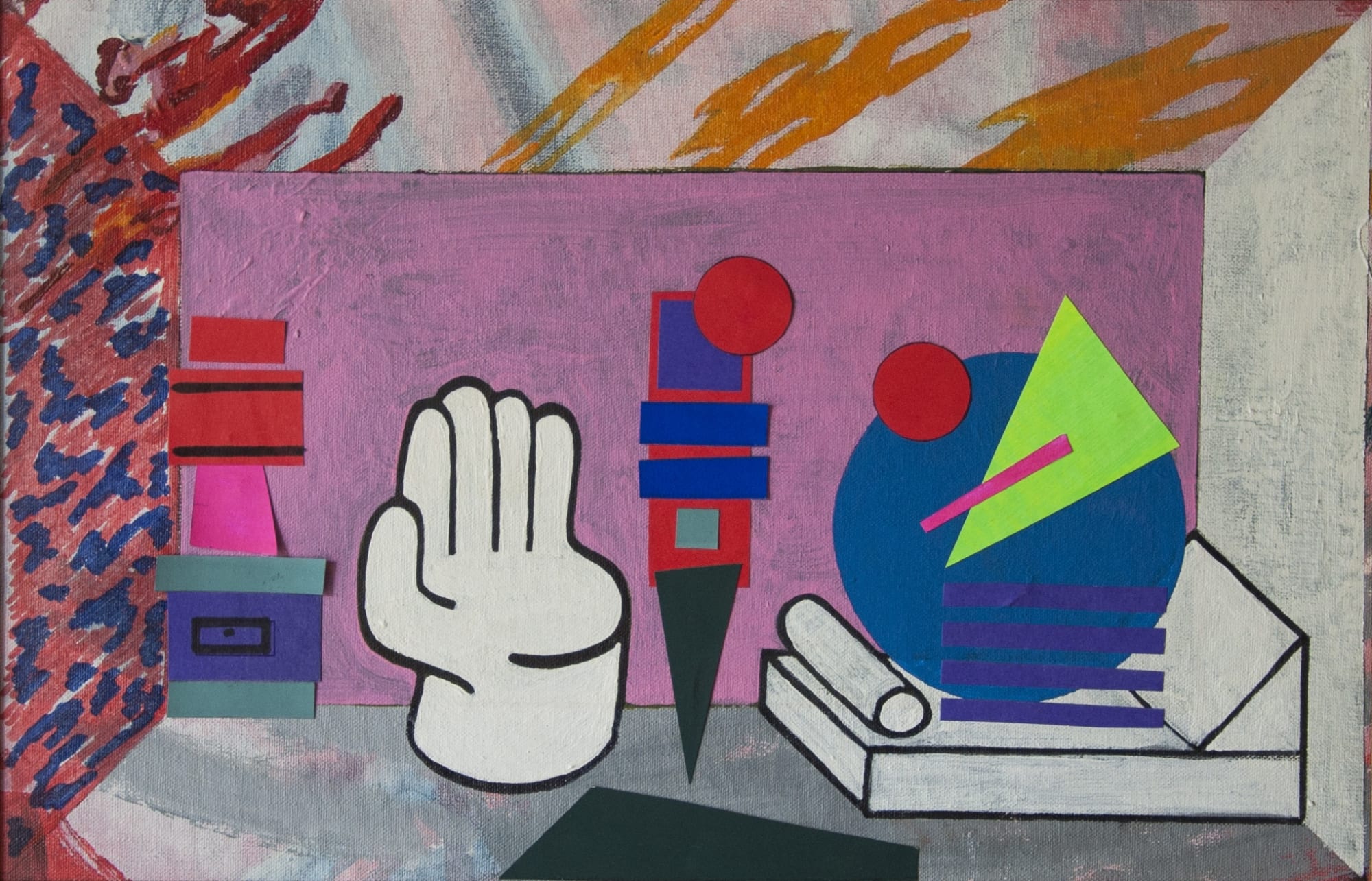Ad Minoliti, Living con Mano, 2013