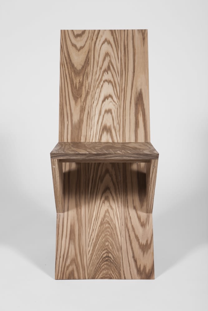 Michael Boyd for PLANEfurniture, PLANKseries 'Plank' sidechair / Zebrawood, 2011