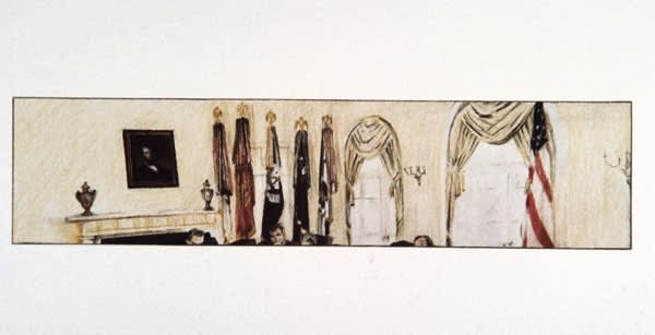 Jennifer Bolande, White House Drawing #1, ed 1/3, 1982/2011