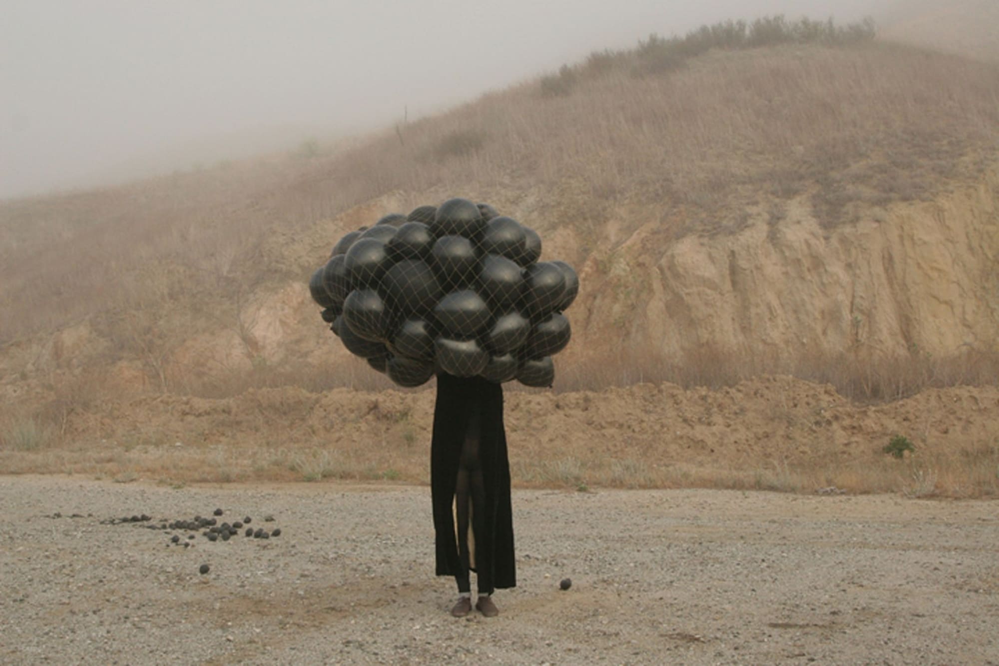 Elana Mann, Full Frontal in Mourning, from the IBD (Improvised Balloon Device) Series, 2007-11