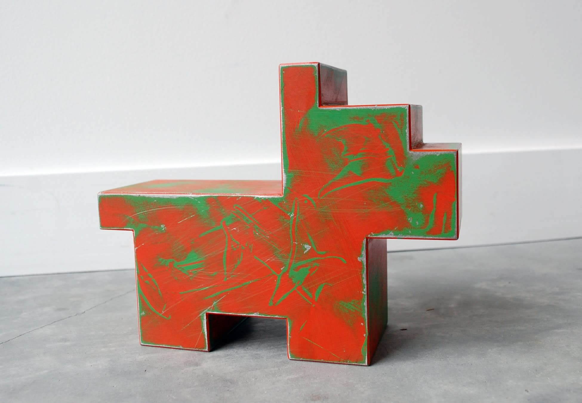 Michael Whiting, Puppy (Orange over Green), 2011