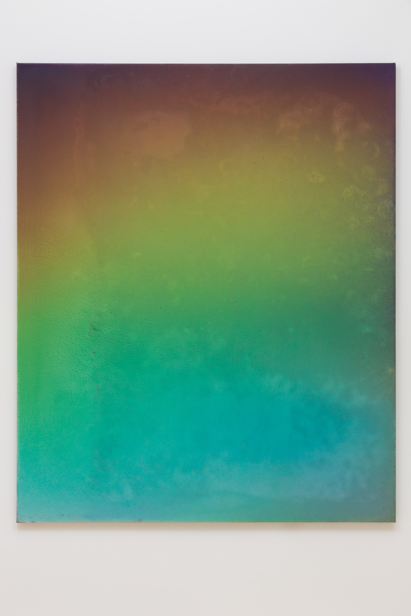 Matthias Reinmuth, Glimpse Milano (green, turquoise, brown), 2022