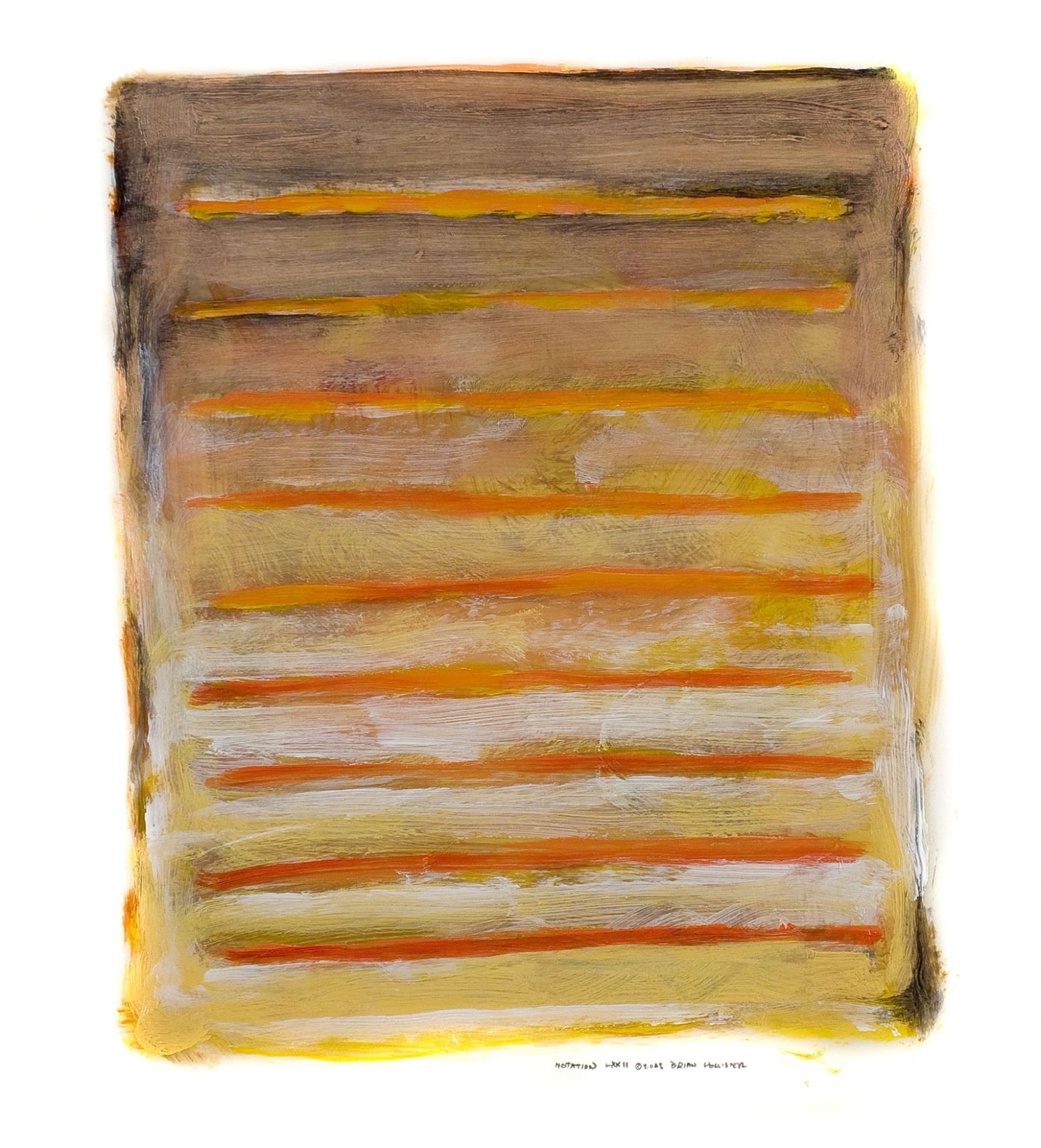 Brian Hollister, Notation LXXII (72), 2008