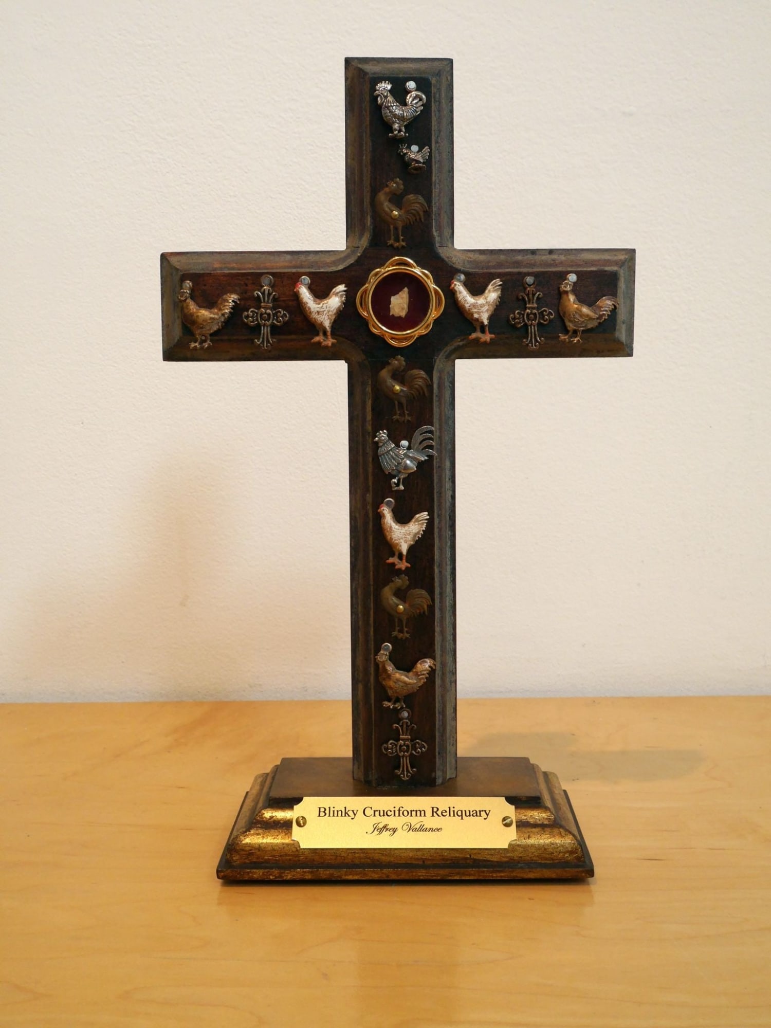 Jeffrey Vallance, Blinky Cruciform Reliquary, 2008