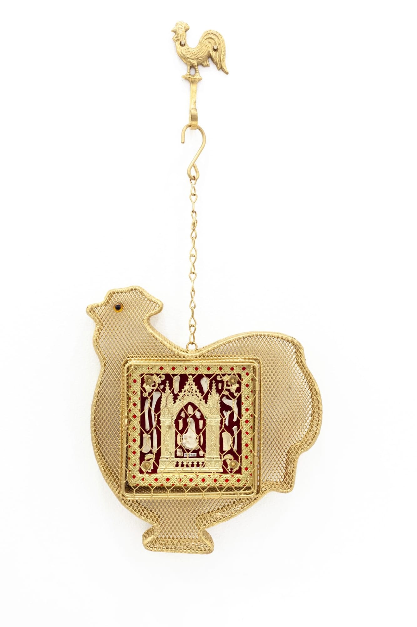 Jeffrey Vallance, Blinky Tin Relic with Hook, 2018