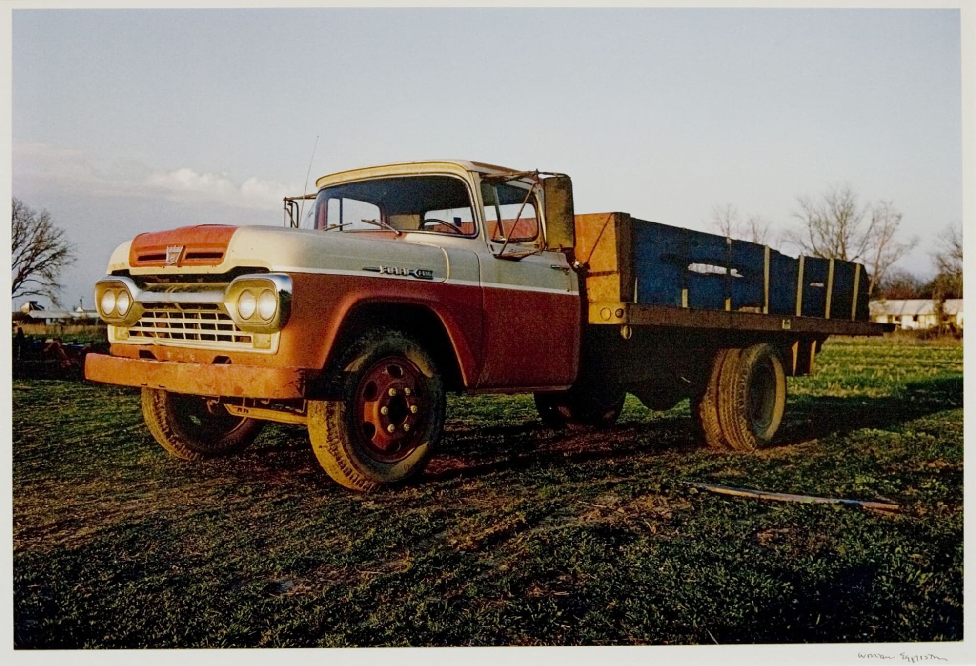 William Eggleston, Untitled (Orange & White Ford Truck), 1972 (Printed 1974)