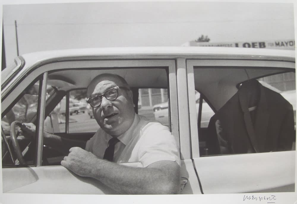 William Eggleston, Untitled (Man in Car), 1968