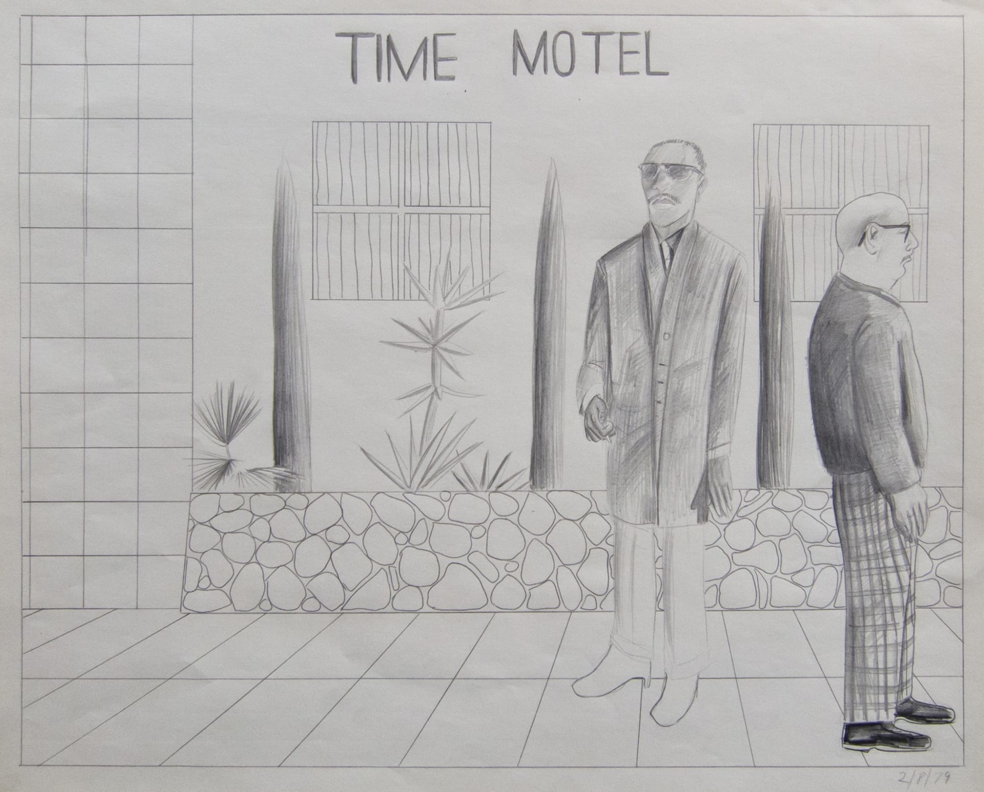 Patrick Angus, Time Motel, 2/8/79, 1979