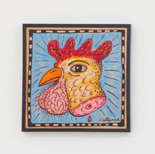 Jeffrey Vallance, Blinky Head Portrait, 2019