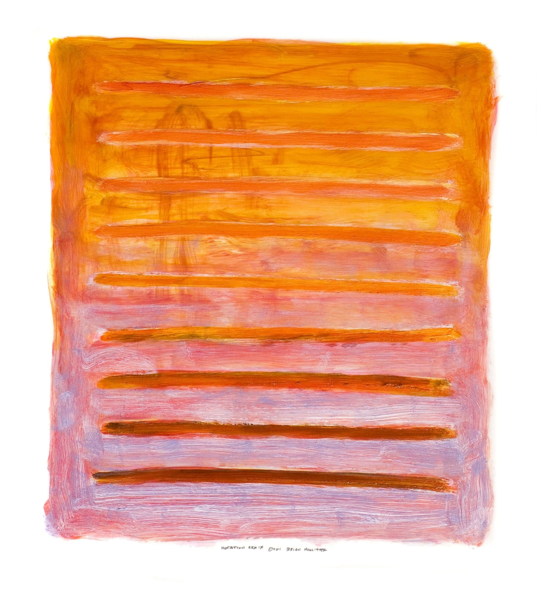 Brian Hollister, Notation CXXIX (129), 2011