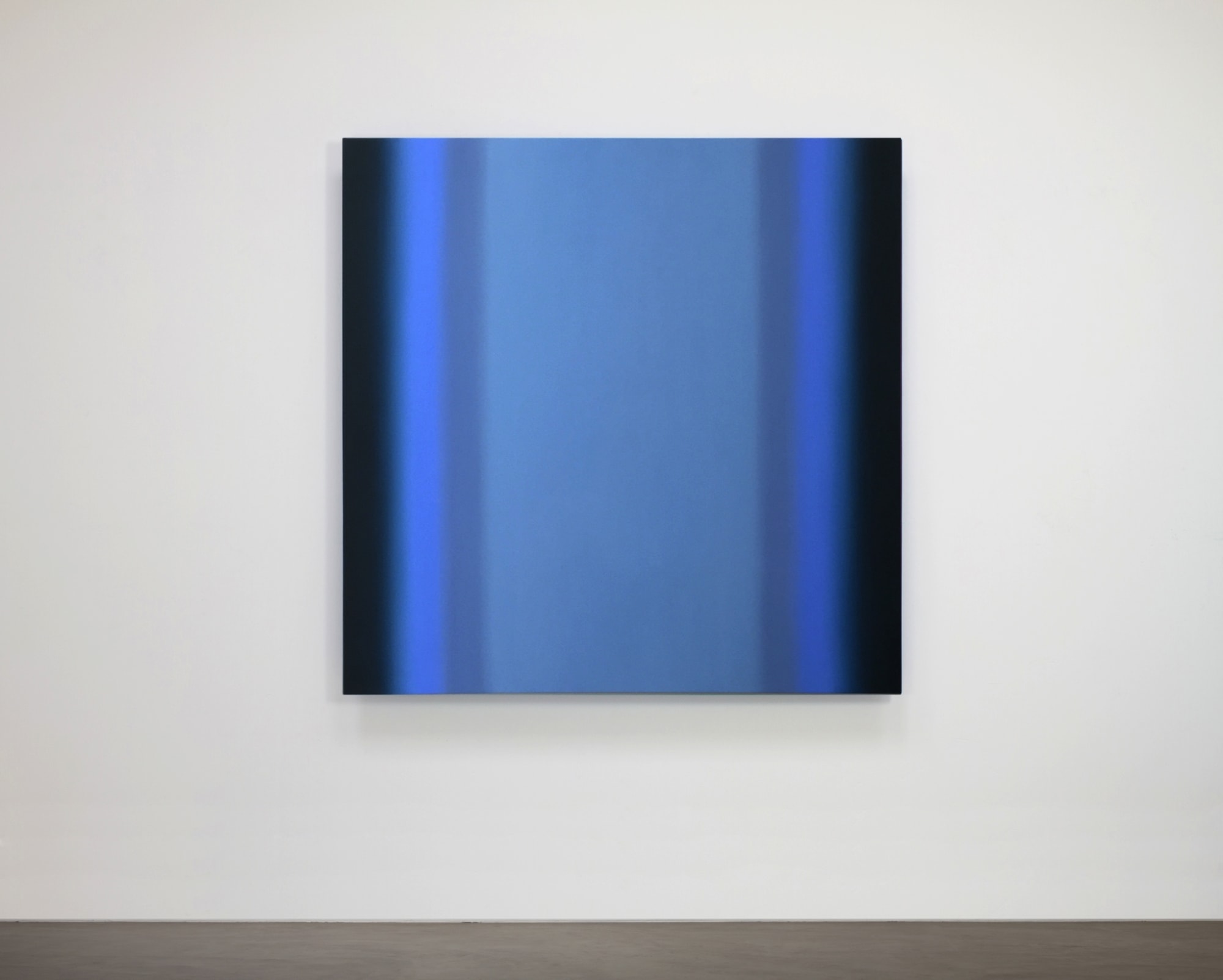 Ruth Pastine, Inevitability of Truth 5-S6060 Square (Blue Orange/Blue Violet), Inevitability of Truth Series, 2015