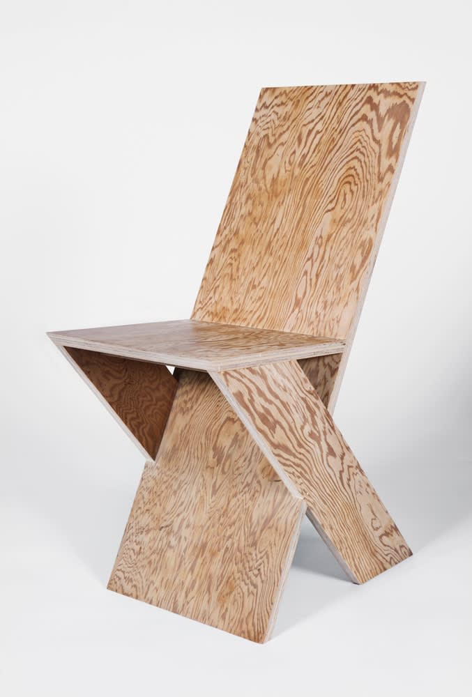 Michael Boyd for PLANEfurniture, PLANKseries 'Plank' sidechair / Douglas fir plywood, 2011