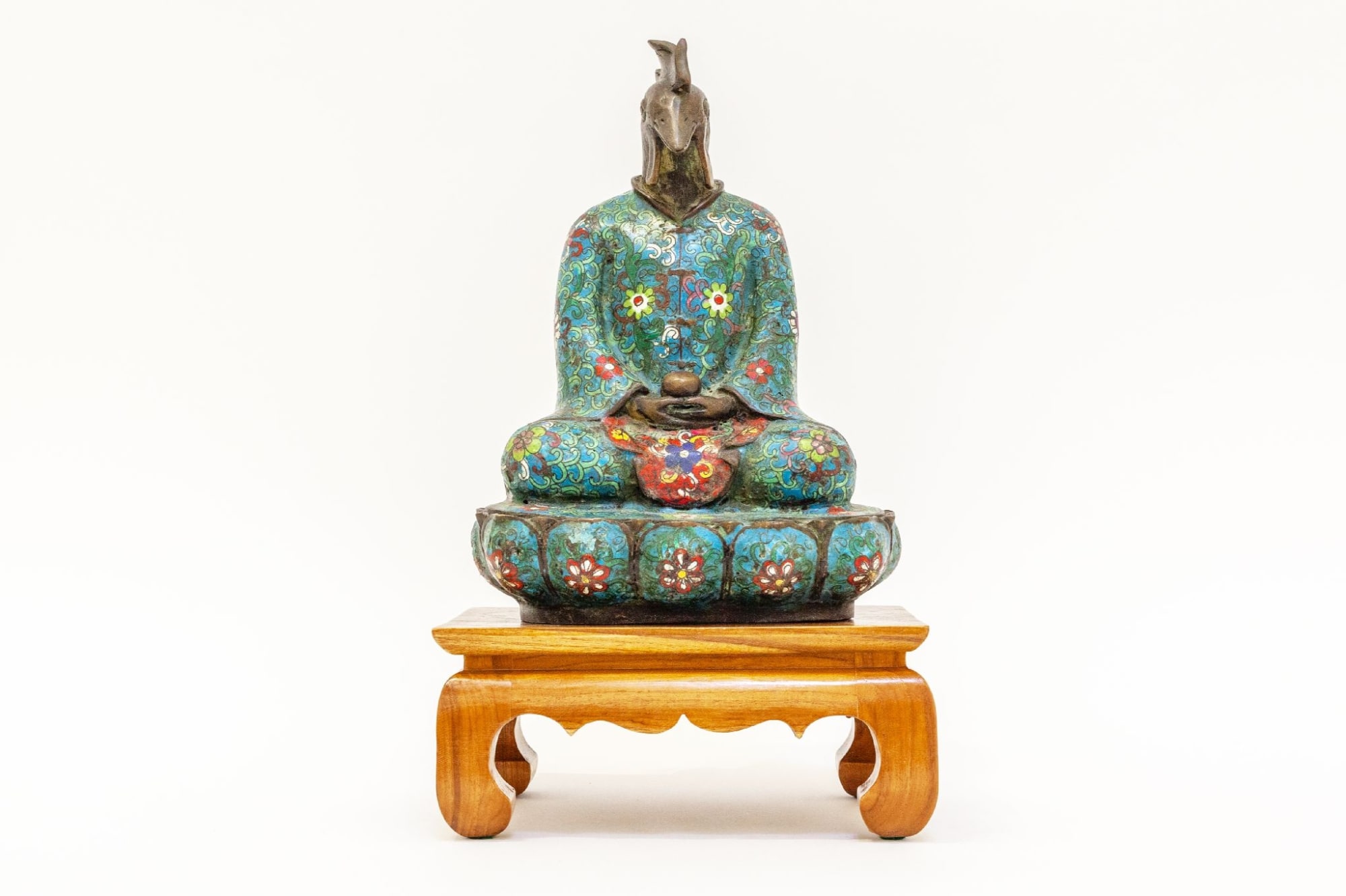 Jeffrey Vallance, Chook (Meditating Buddha Chicken), 2018