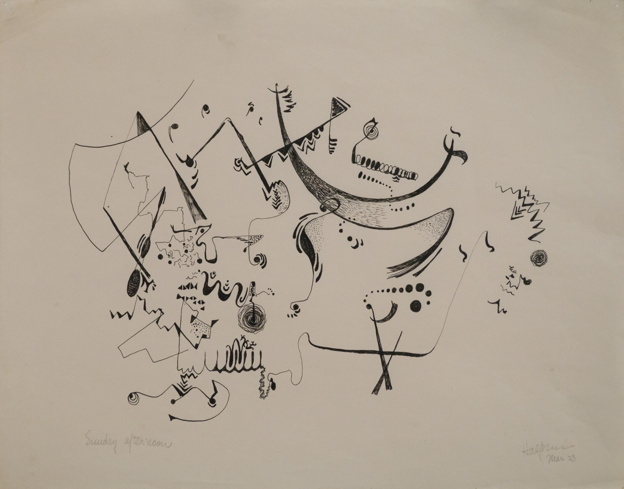 Lawrence Halprin, Sunday Afternoon, March 23, 1953