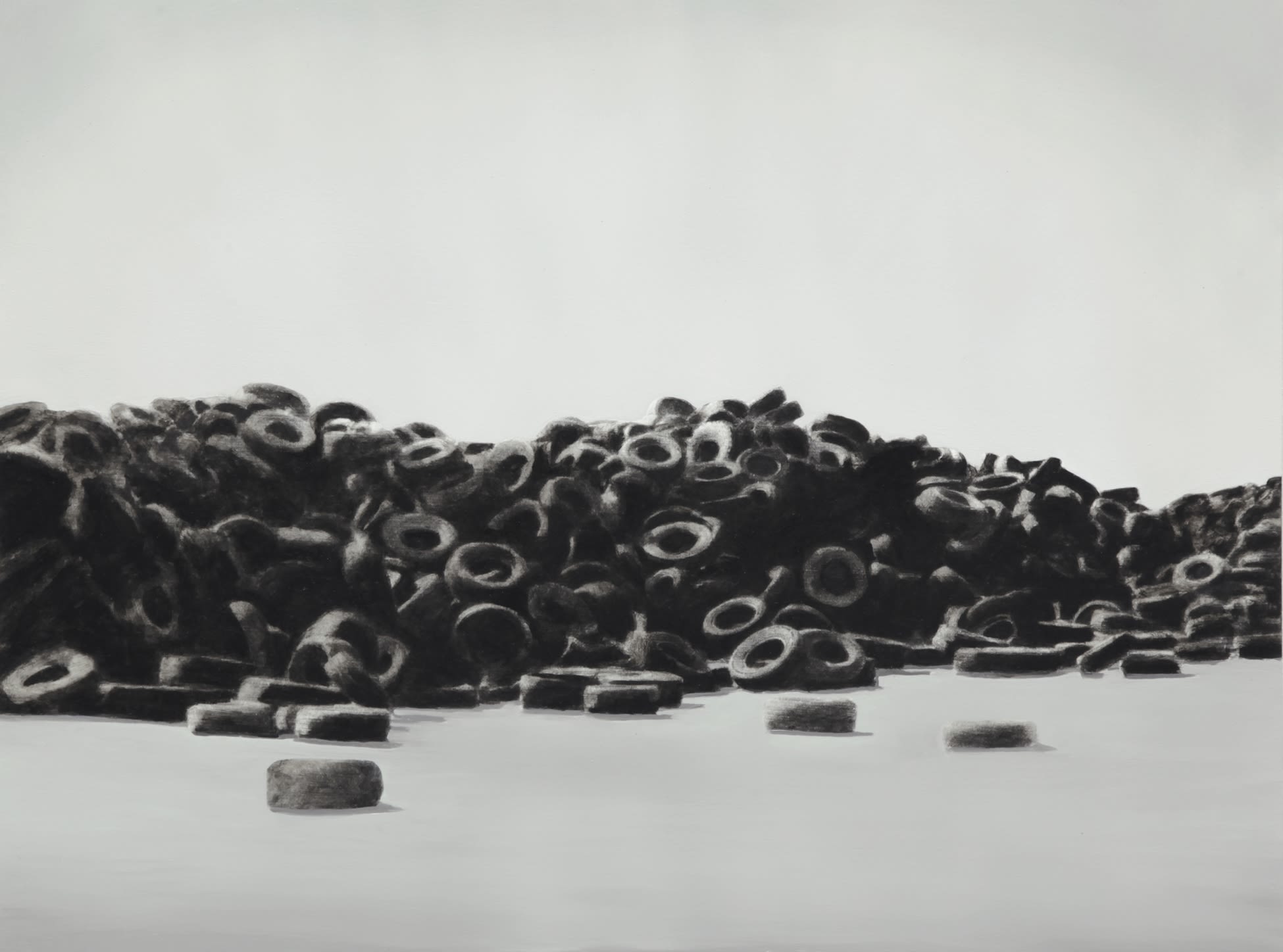 Donnie Molls, Tire Pile 4, 2012