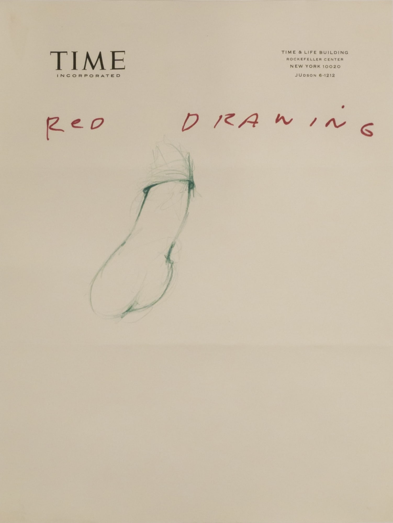 Richard Prince, Red Drawing, 1979