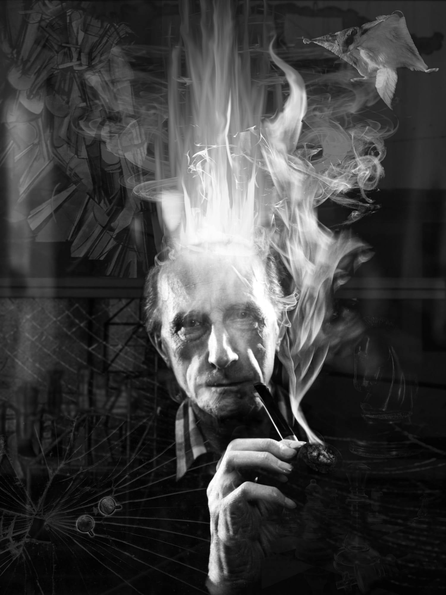 Jeffrey Vallance, Spirit Photo: Marcel Duchamp, 2012