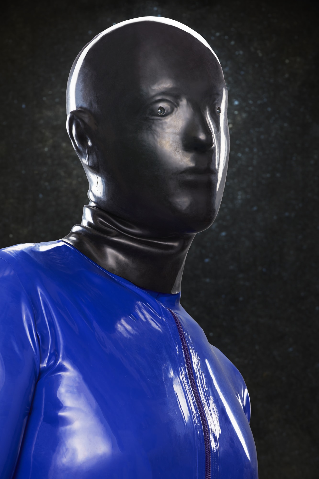 Blake Little, Chad Closeup Black, 2019