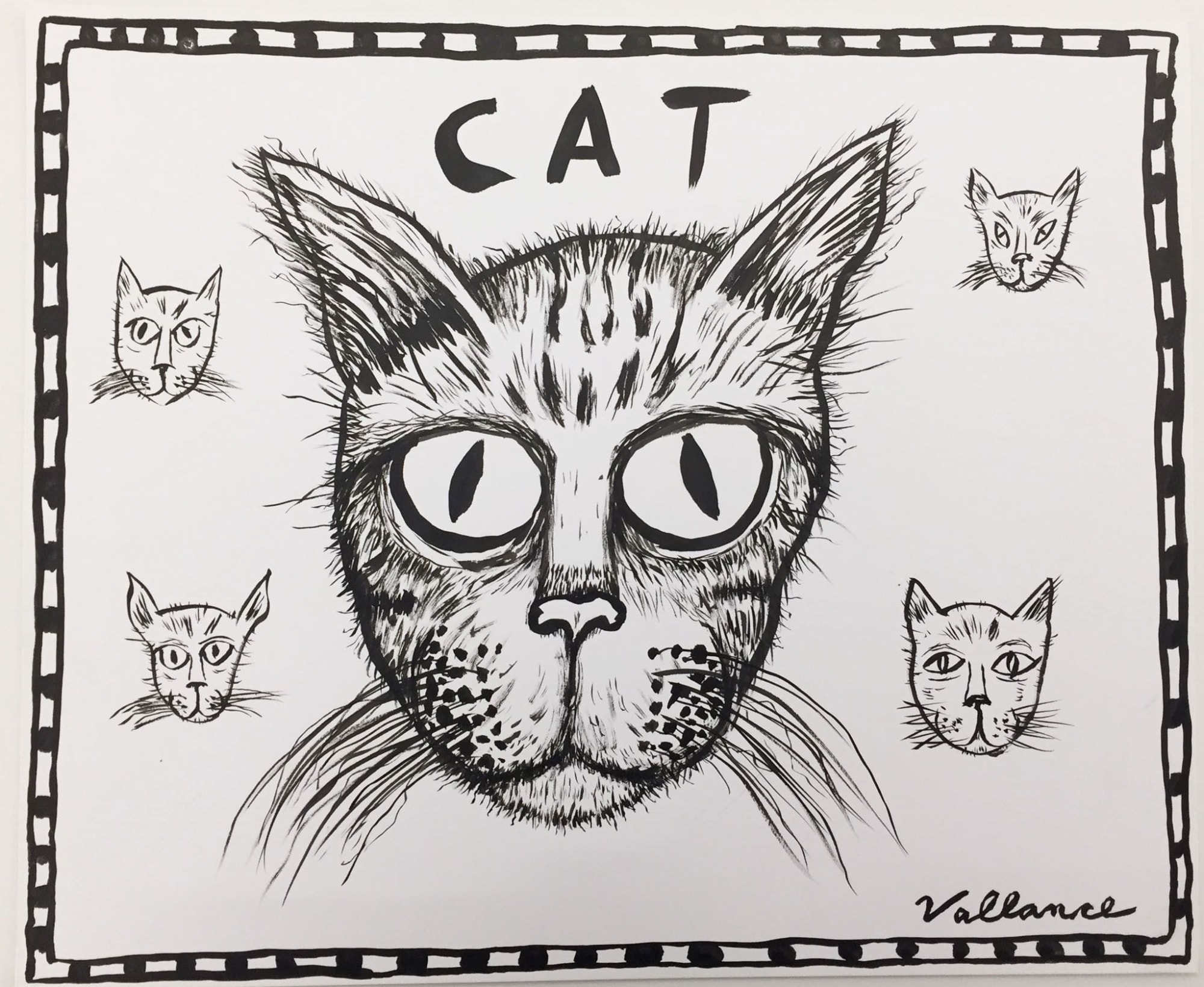 Jeffrey Vallance, Cat, 2014