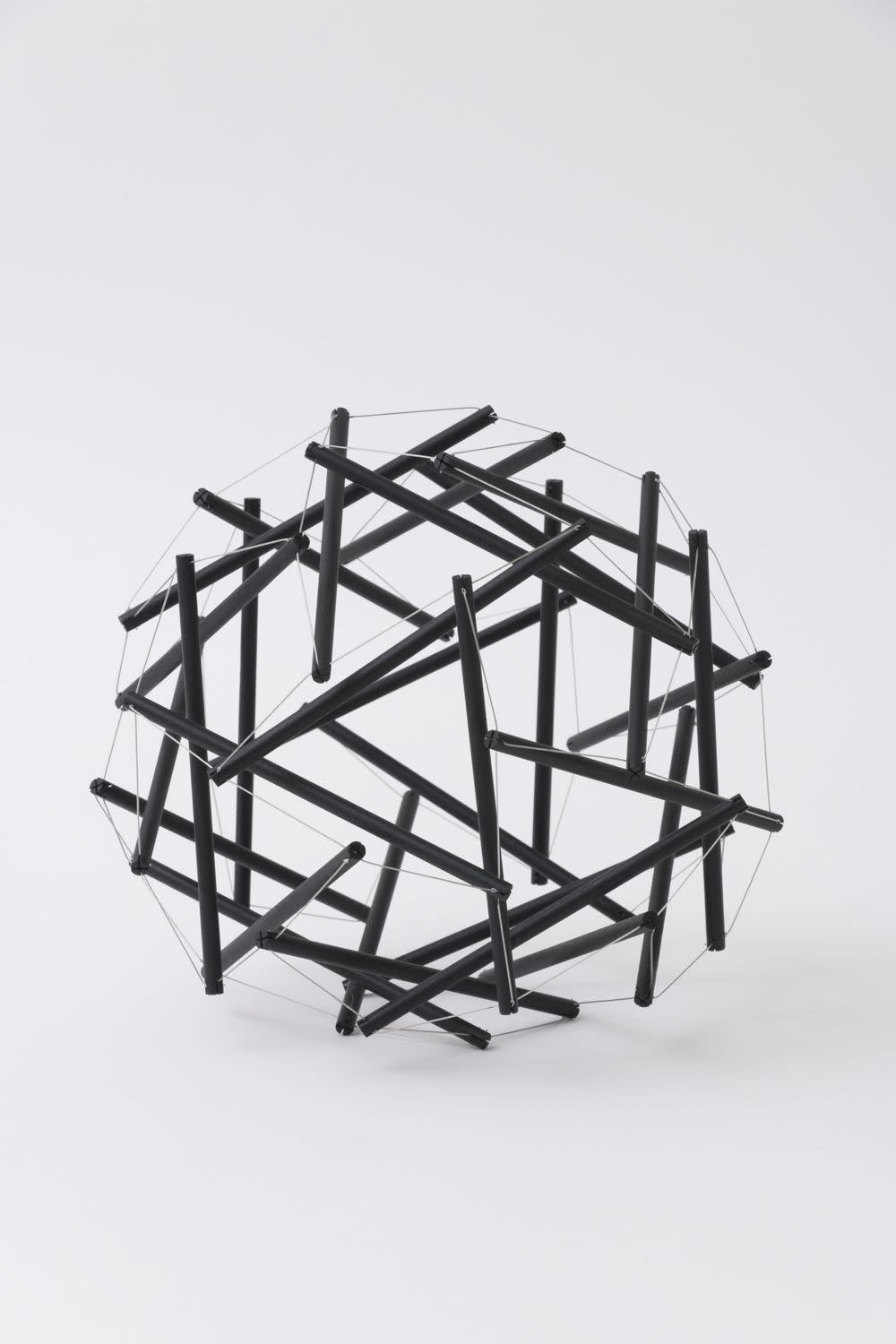 Buckminster Fuller, Geodesic Tensegrity Sphere, 30 Strut, 3 Frequency Dome, Carbon C-60 Finish, Edition 1 of 1, 1982