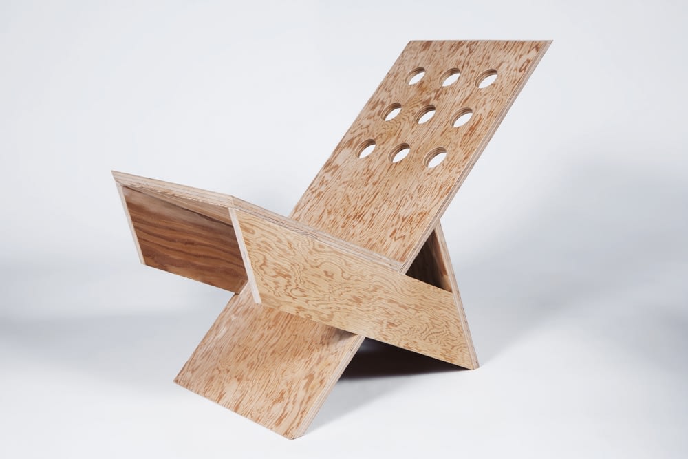 Michael Boyd for PLANEfurniture, PLANKseries sunchair with perforations, 2011