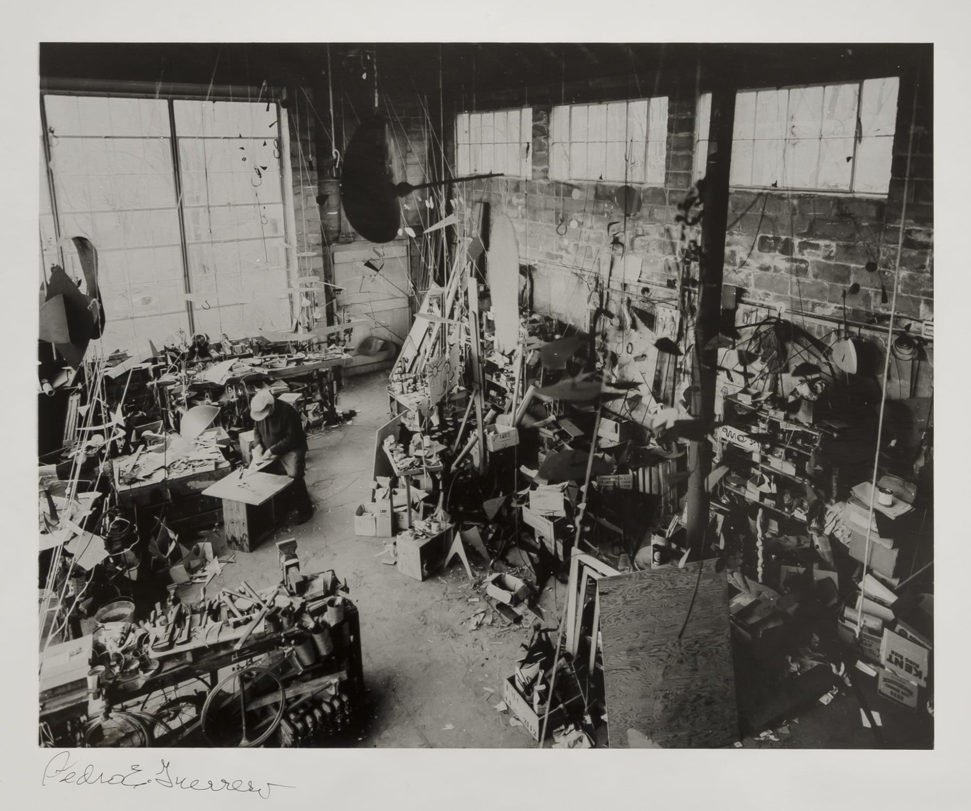 Pedro E. Guerrero, Calder Studio Interior, Roxbury, CT, 1964