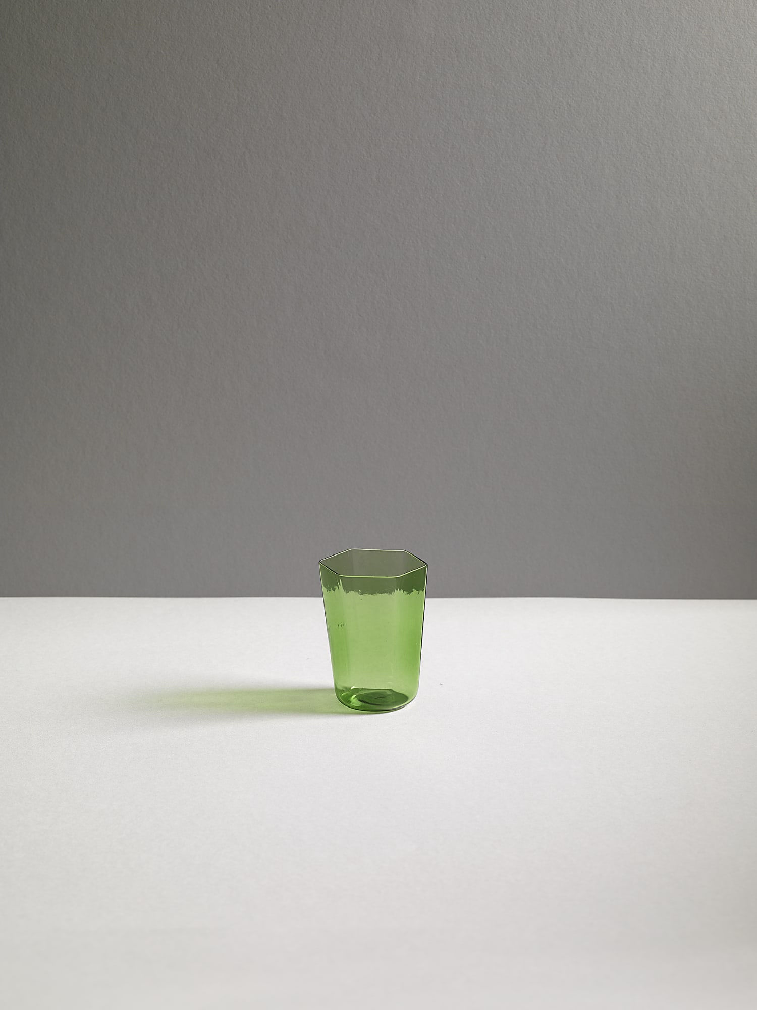 Jay Vosoghi for R D.Lab, Small green glass