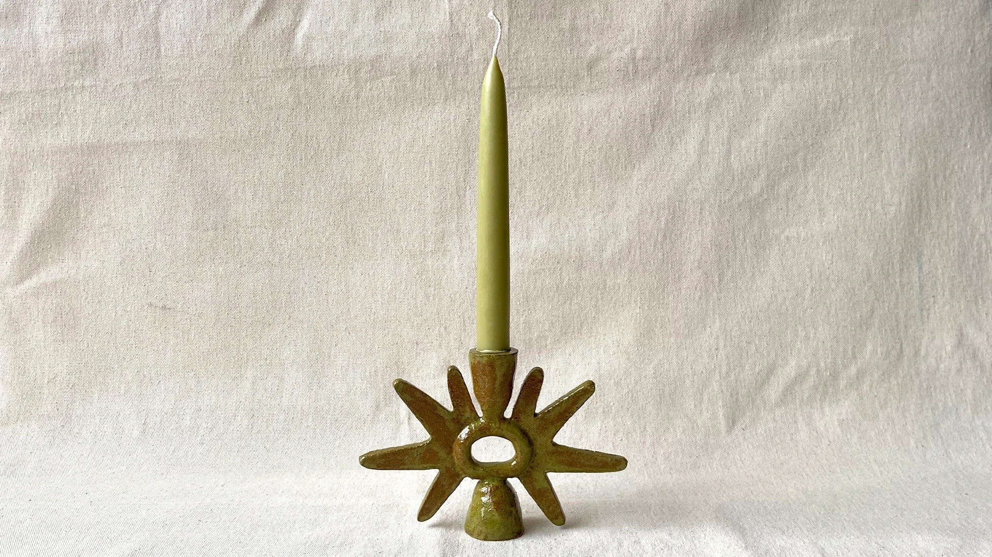 Wondering People, Jessica Tremaine, Oolong Rays Candleholder