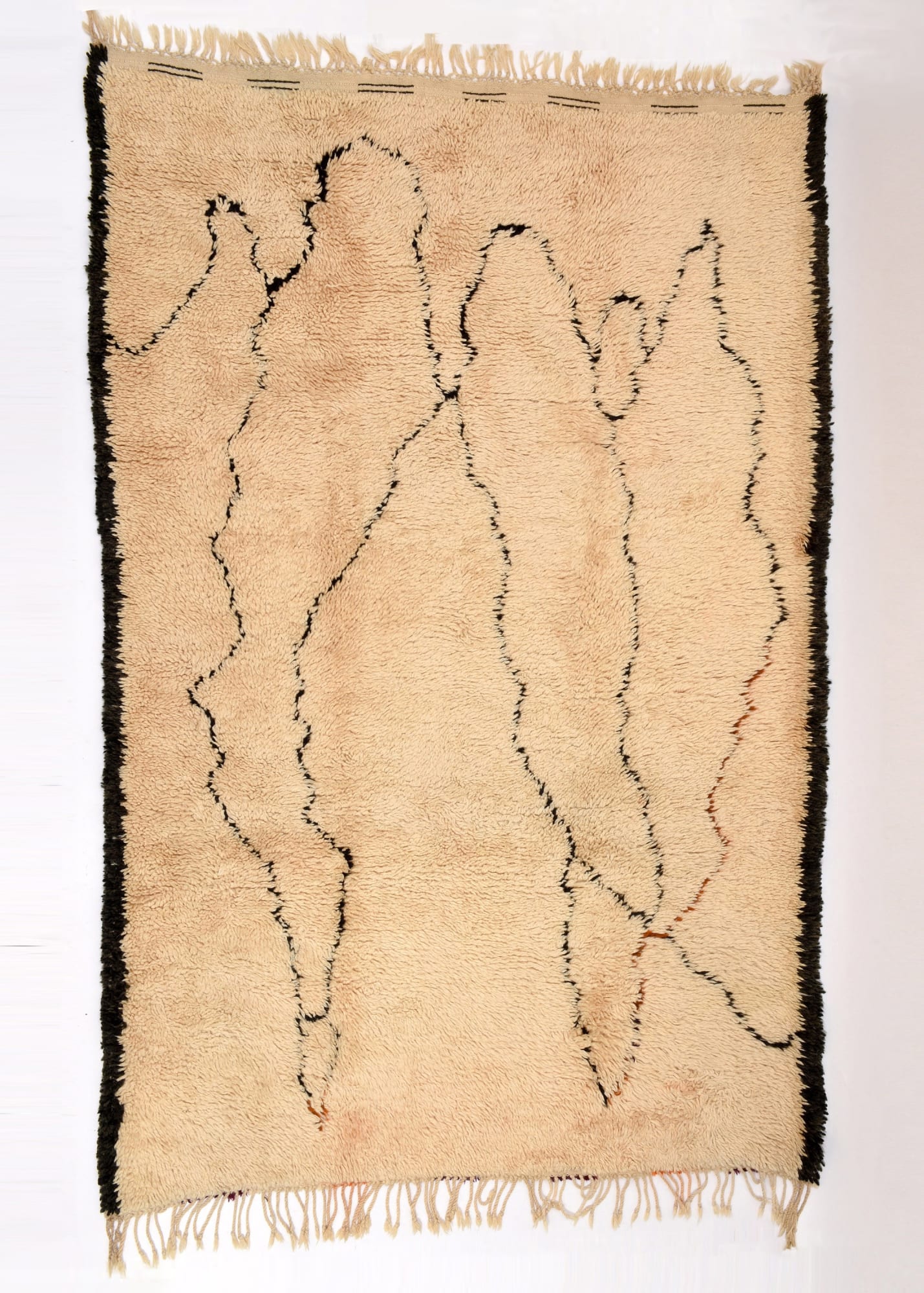 Moroccan, Beni ourain large rug