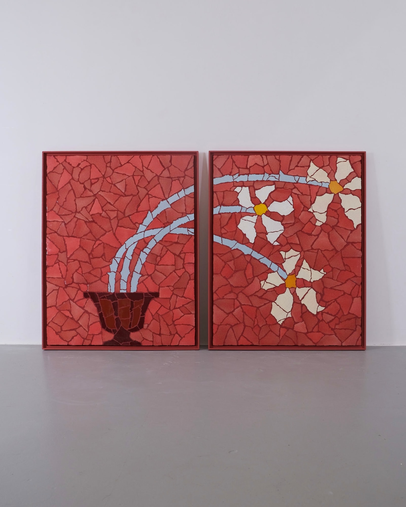Charlie Sheppard, The Patio - Diptych Mosaic