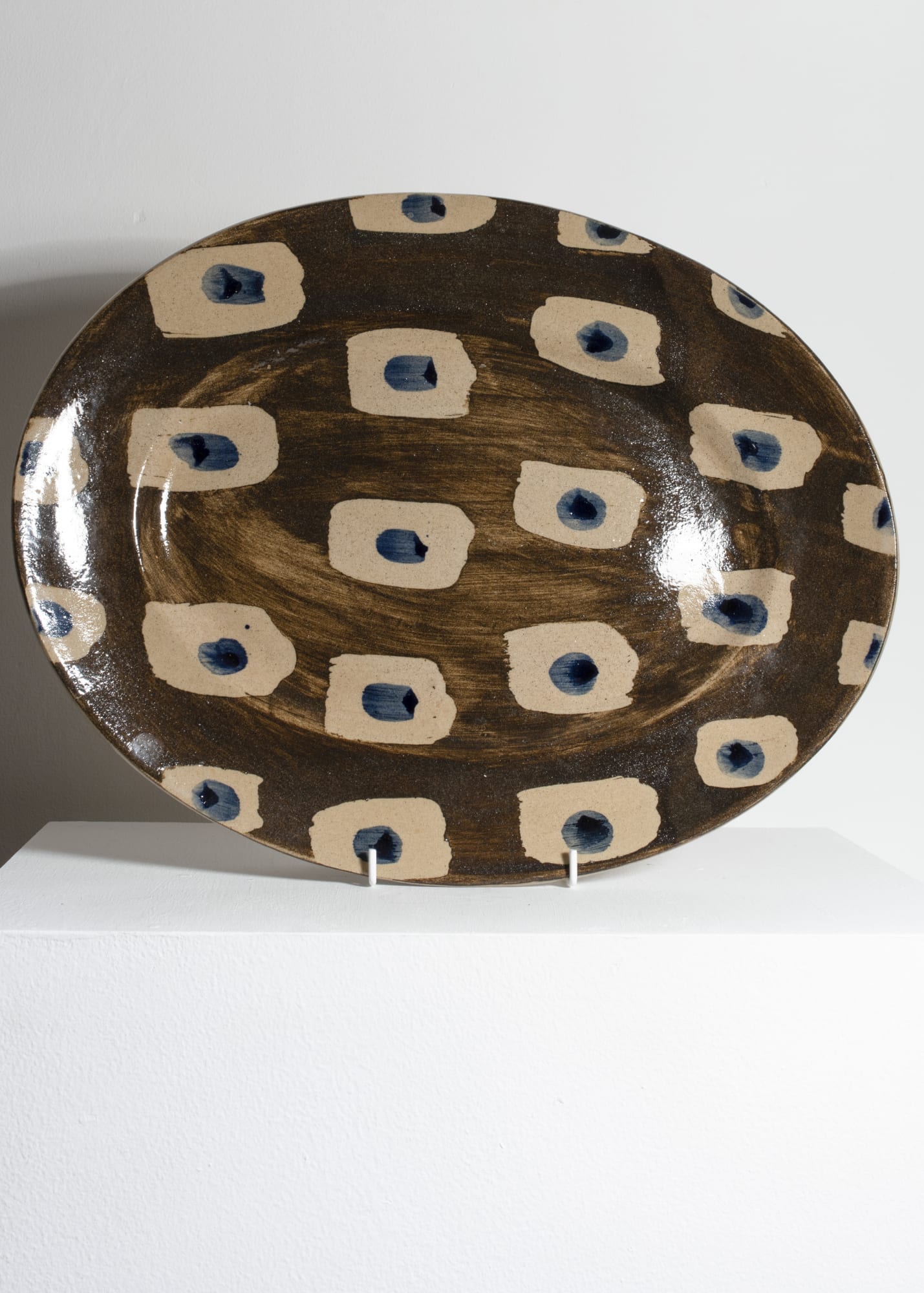 Ali Hewson, Large oval iron and cobalt platter