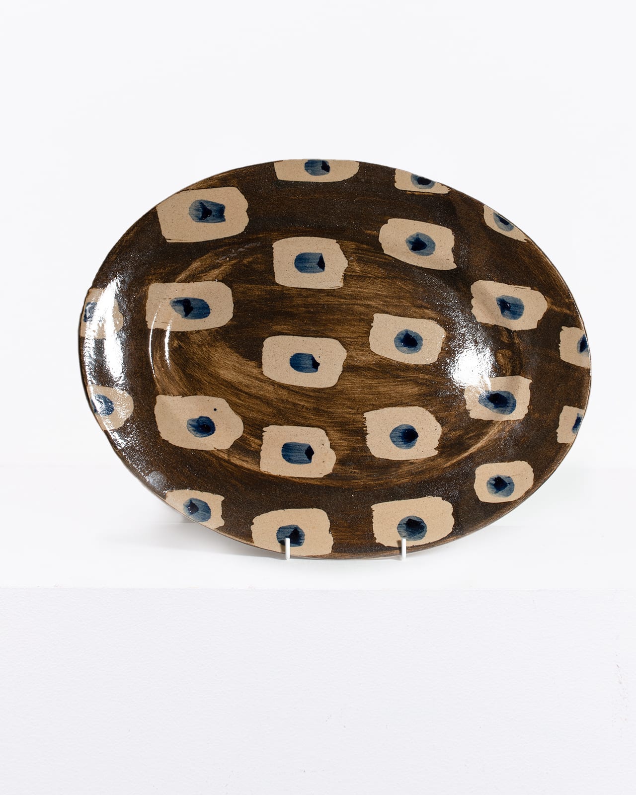 Ali Hewson, Large oval iron and cobalt platter