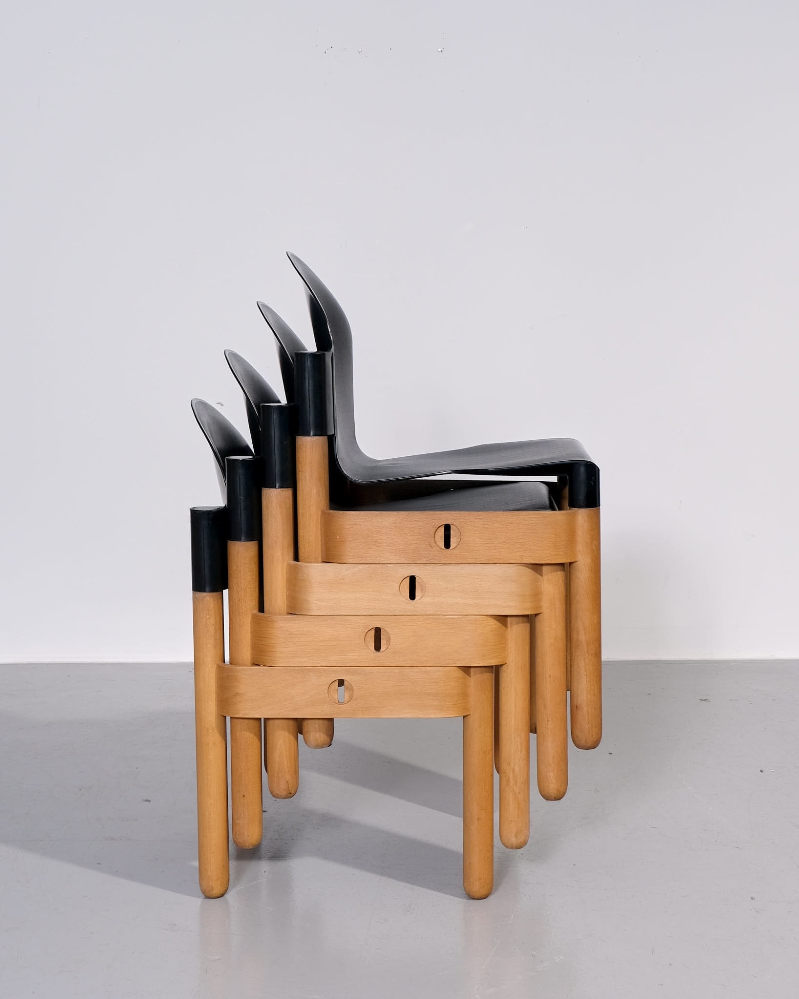 Gerd Lange for Thonet, Set of 4 ‘Flex’ Dining Chairs