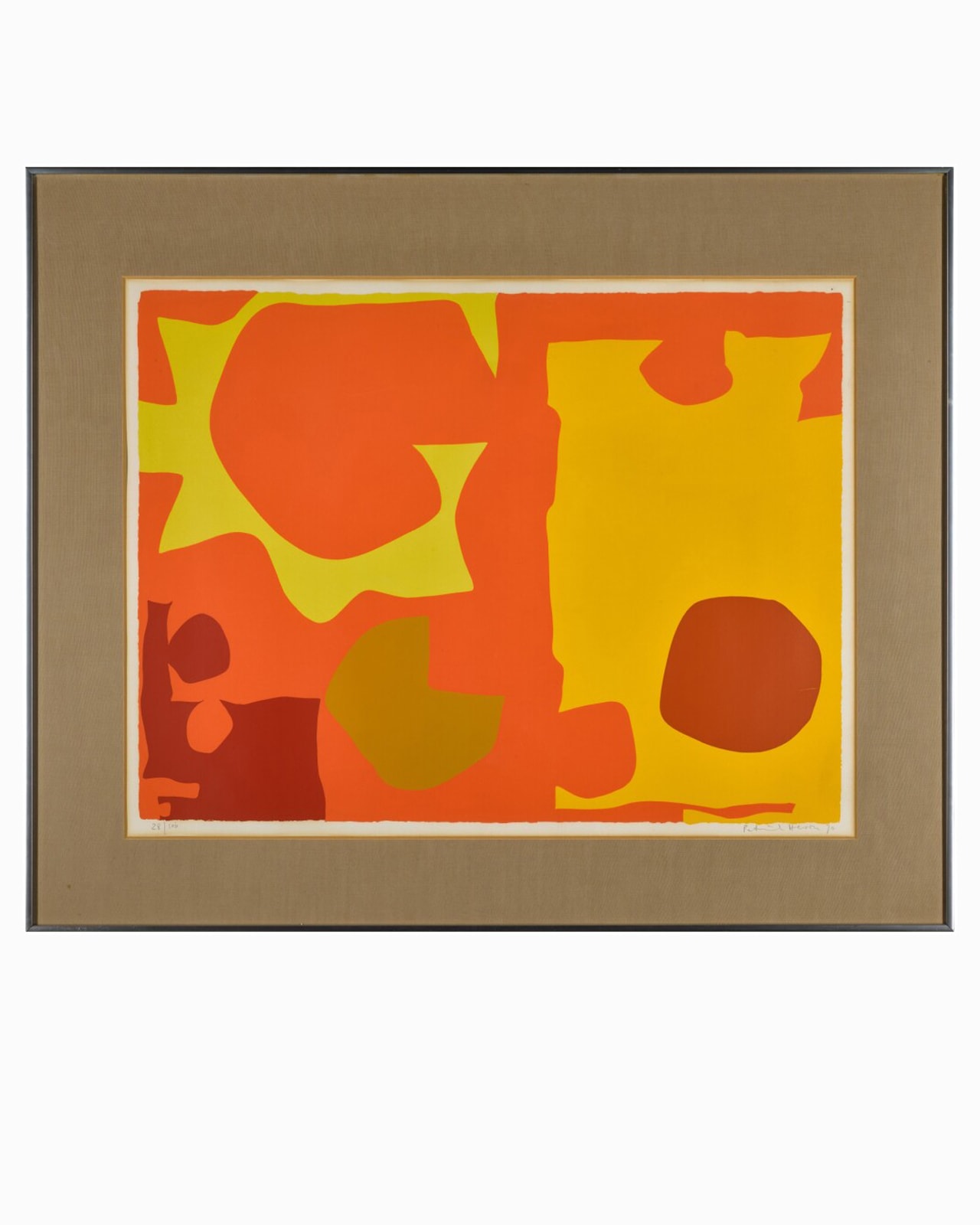 Patrick Heron, Six in Light Orange with Red in Yellow: April 1970 | 8 ...