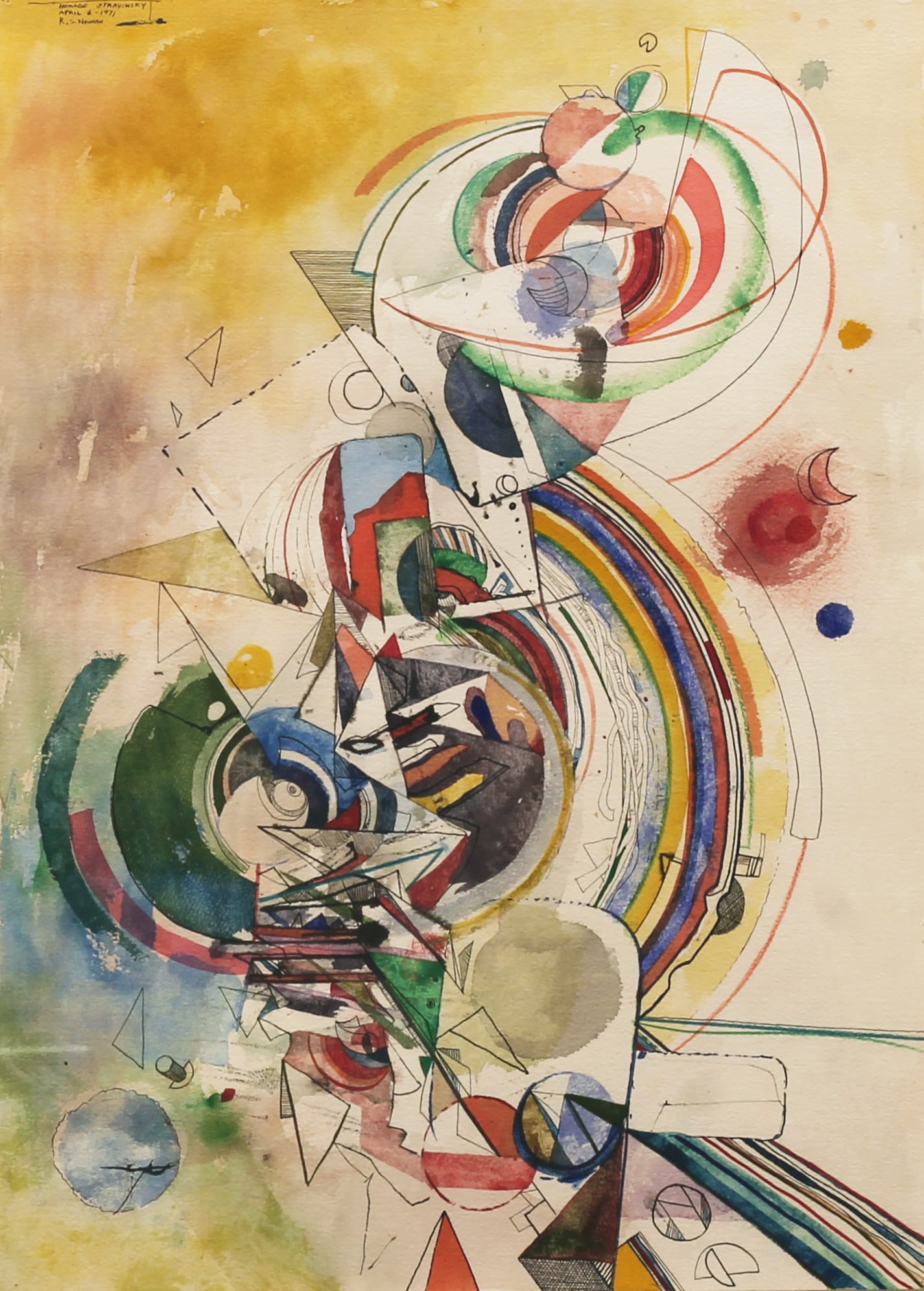 Robert S. Neuman, Homage to Stravinsky , 1971