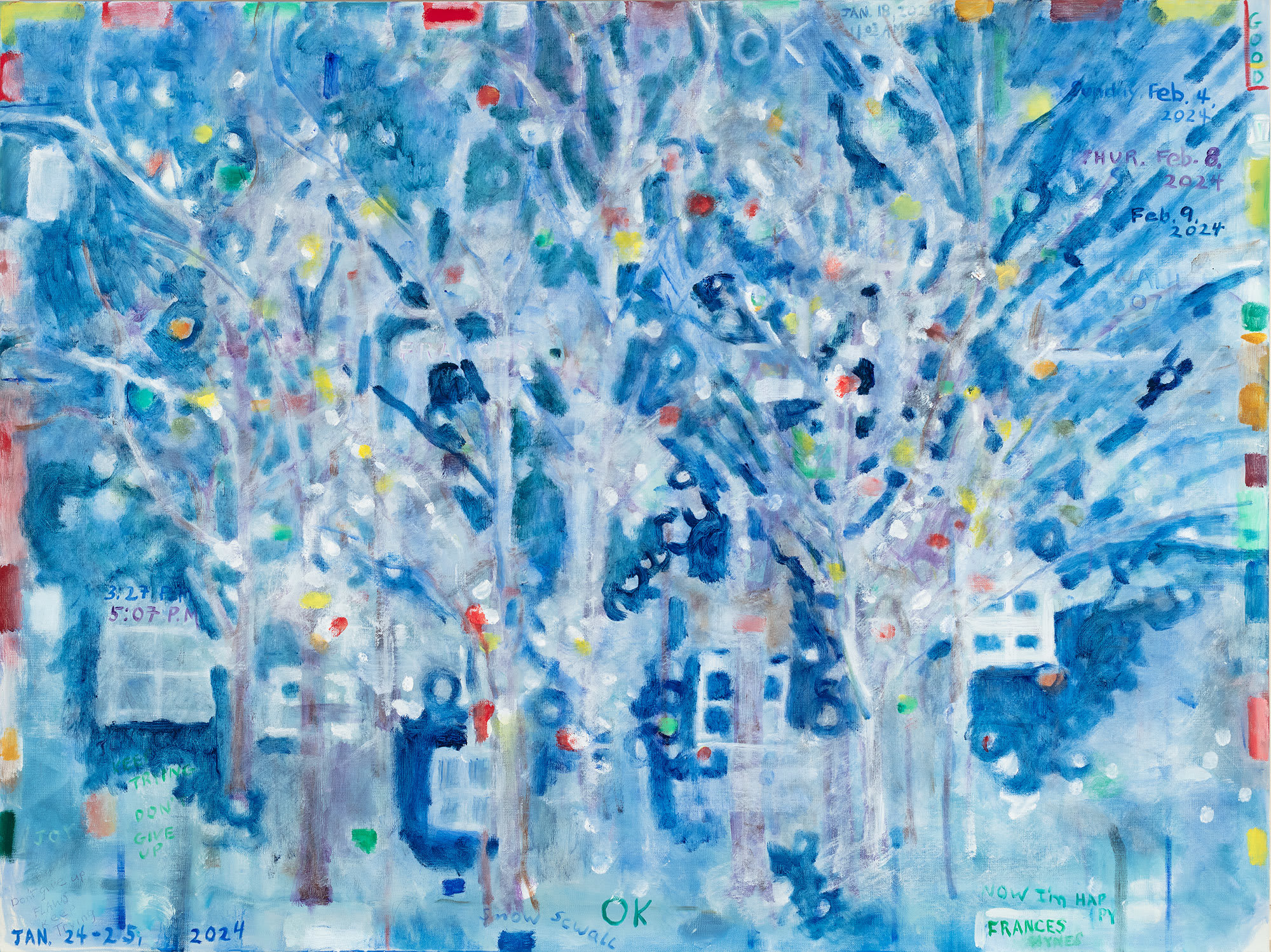 Frances Hynes, Snow Squall, Happy House, 2024