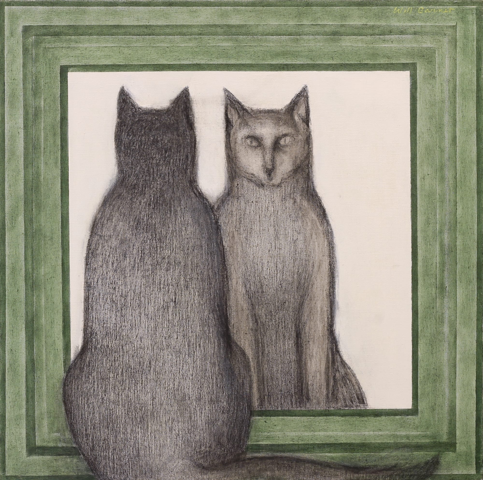 Will Barnet, The Green Mirror, 2001