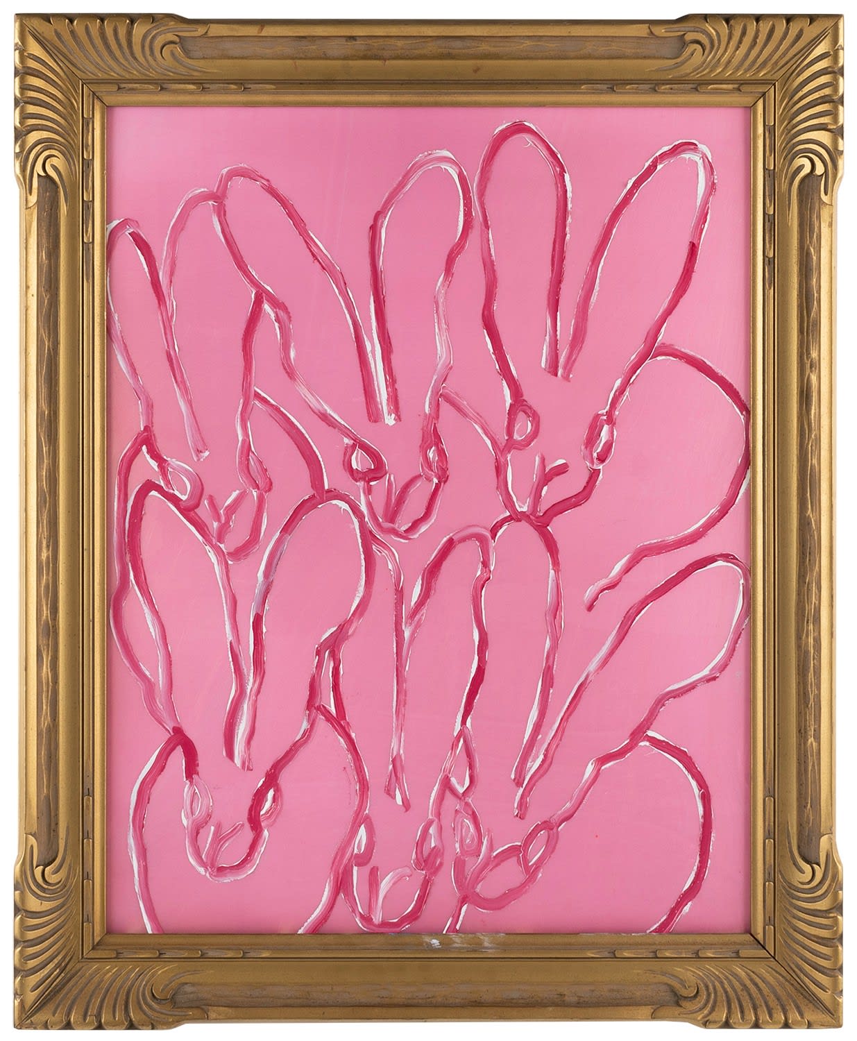 Hunt Slonem, In The Pink, 2019