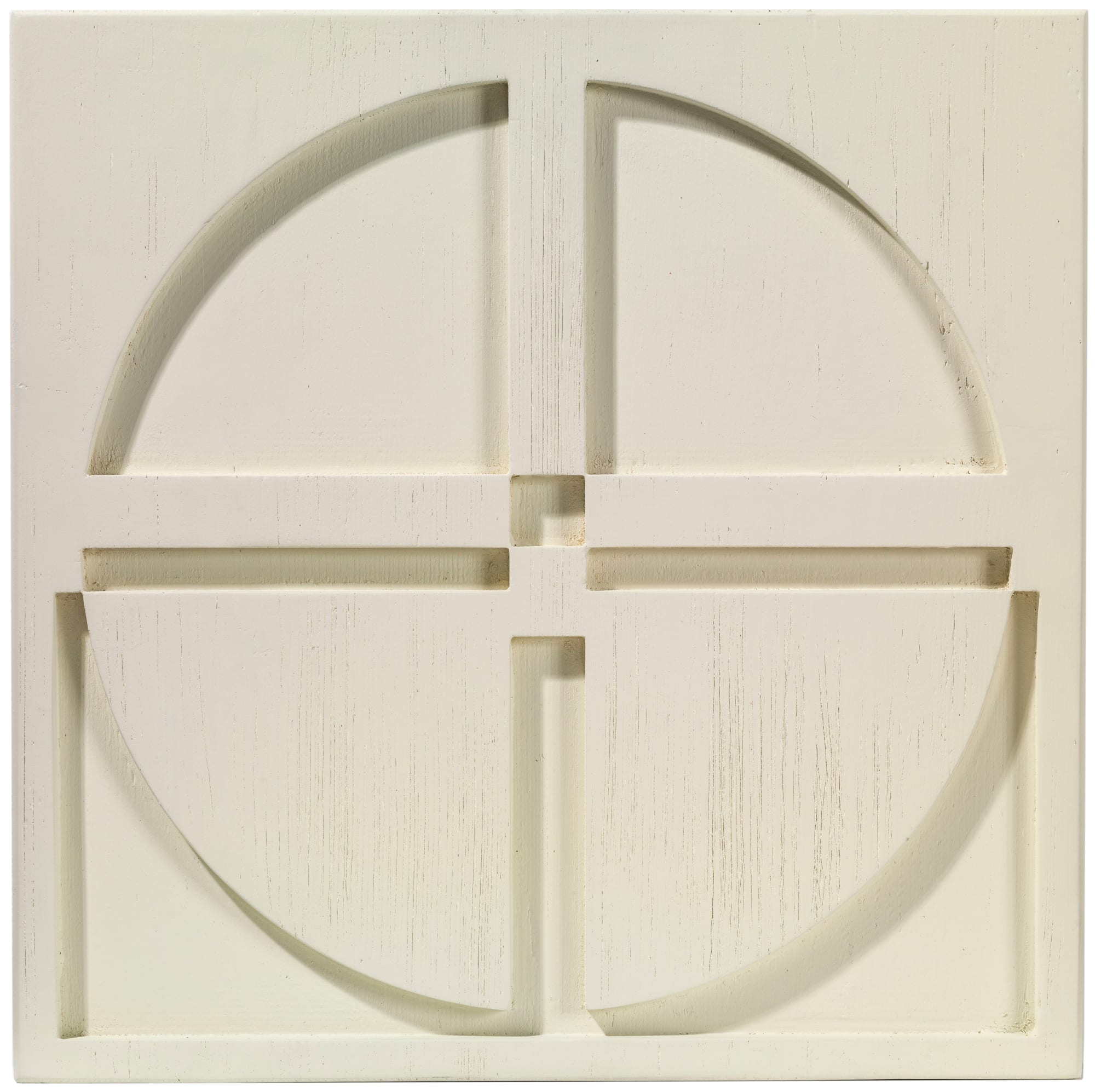 Jorge Riveros, Konstruktive Form in weiß # 4, 1969 - 2018