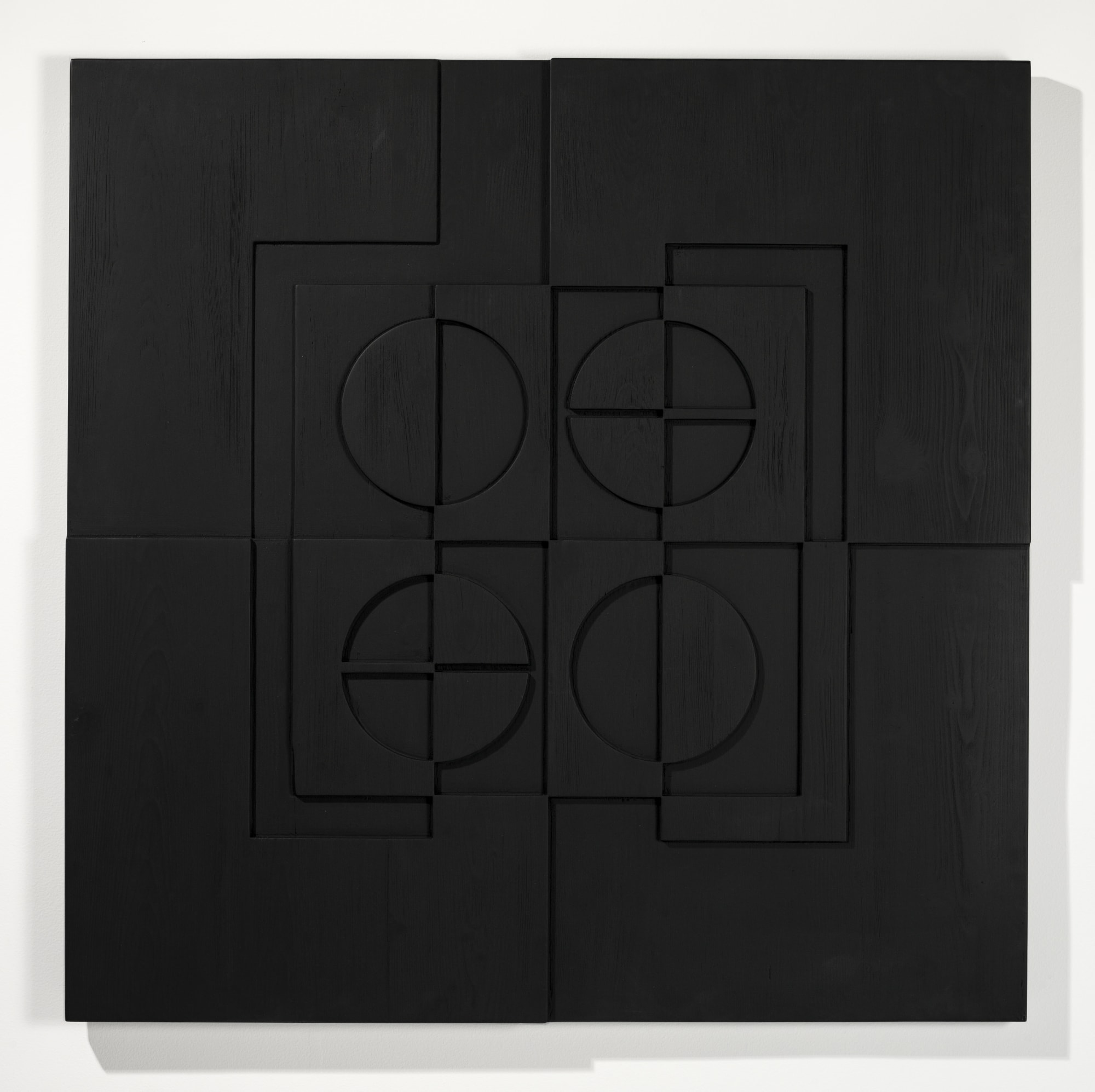 Jorge Riveros, Konstruktive Form in schwarz # 1, 1969 - 2019
