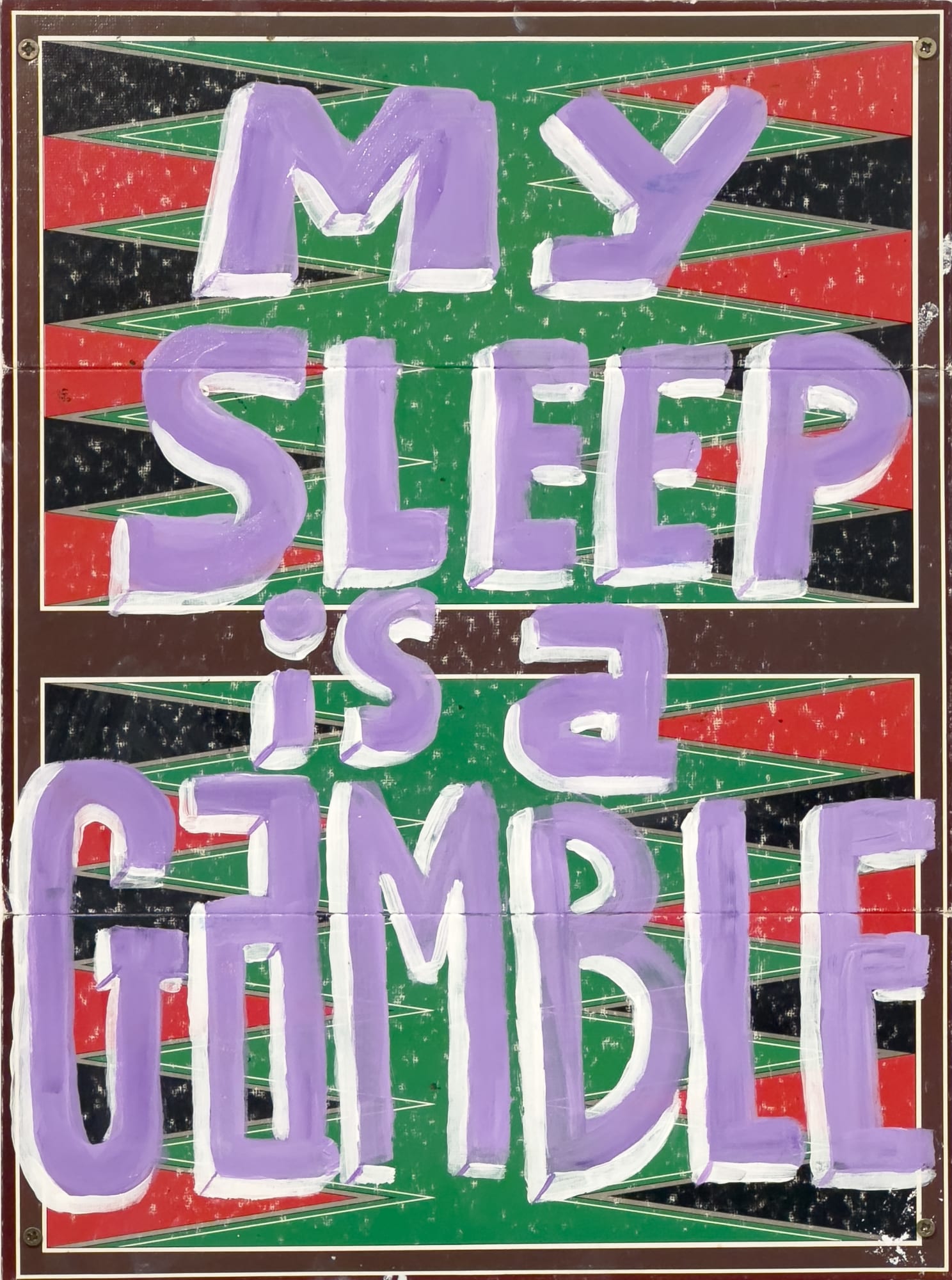 Nina Vandeweghe, My Sleep Is A Gamble., 2023