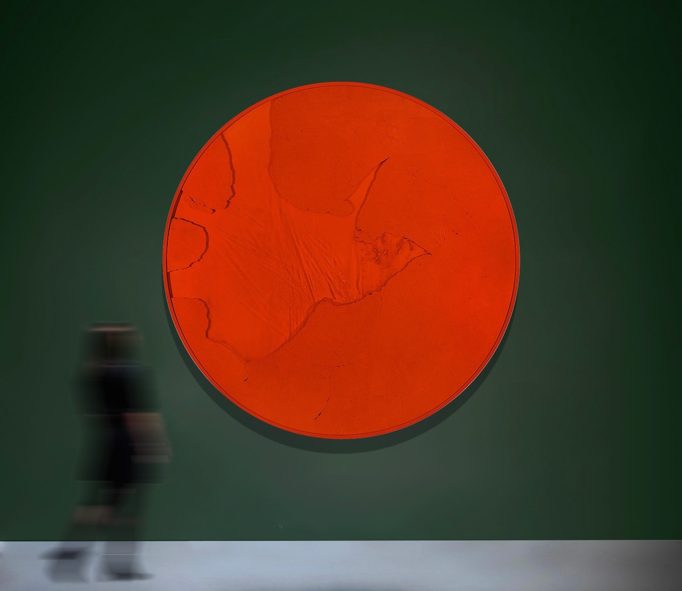 Manuel Mérida, Cercle Rouge Vermillon (Manuchrome Primaire), 2015