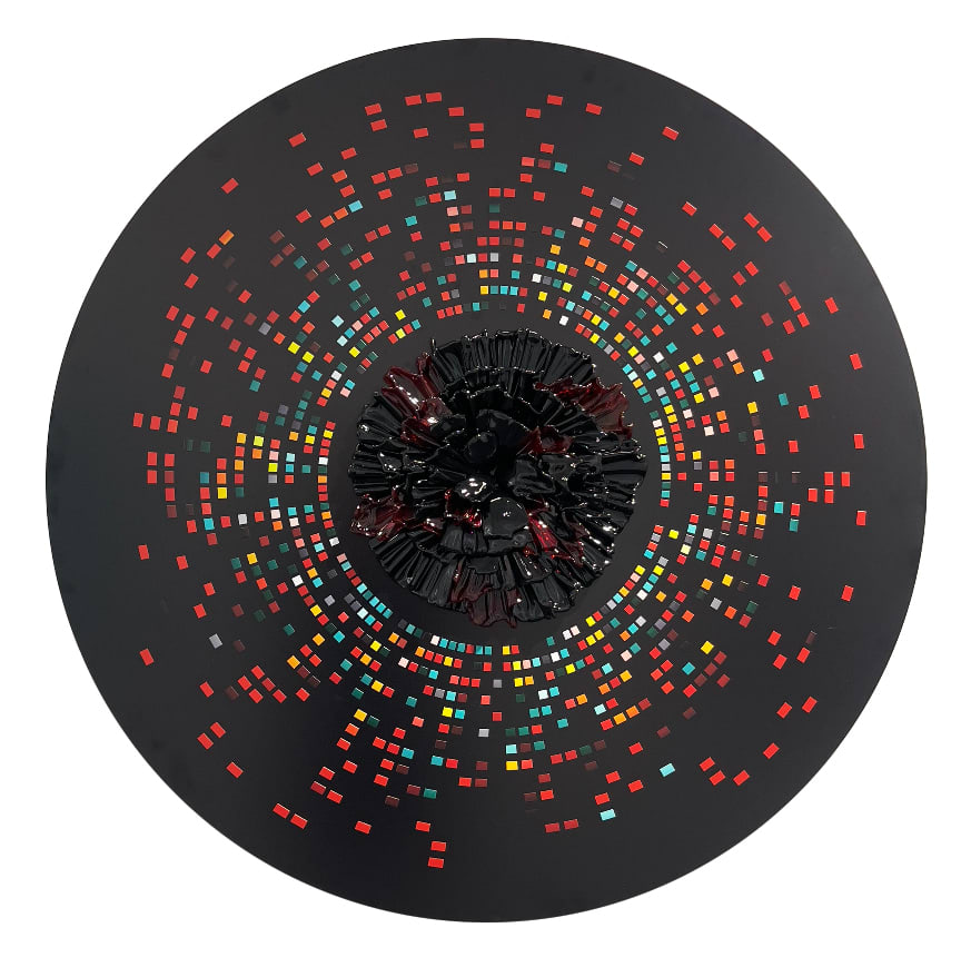 Yousra Wahba, Genetic Calligraphy: The Helical Code, 2023